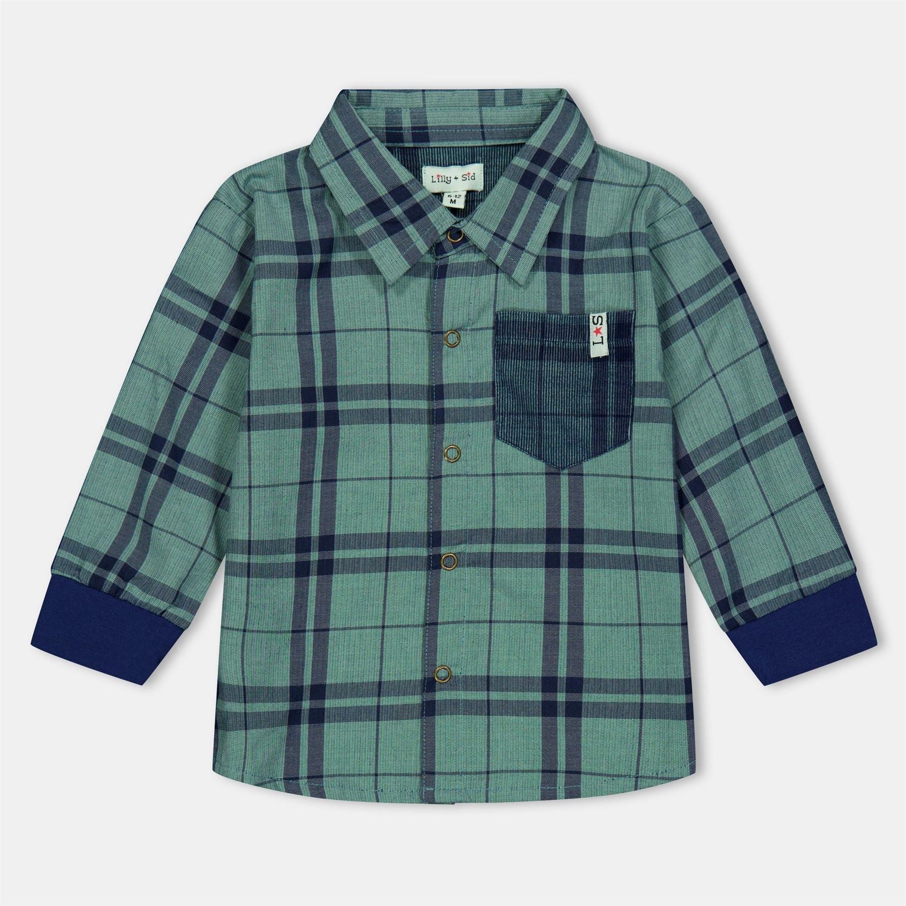 Lilly and Sid Long Sleeve Patterned Shirt