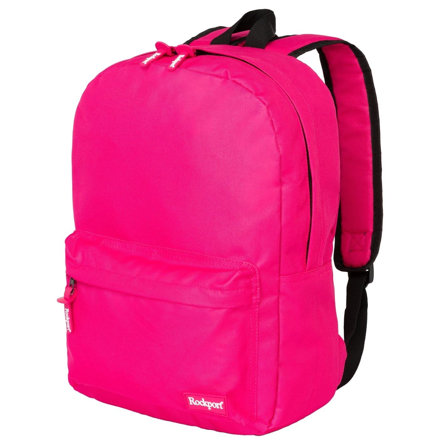 Rockport Solid Patterned Med Backpack with Logo