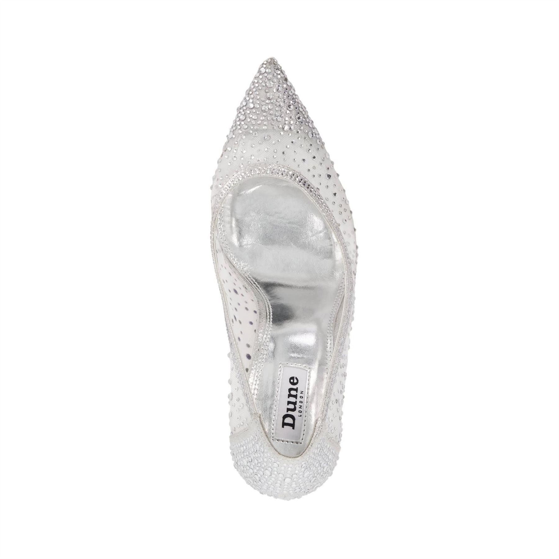 Dune London Brightest Medium Heel Stiletto Court Shoes