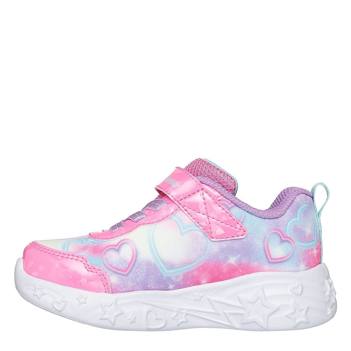 Skechers Lighted Unicorn Gore  And  Strap W Mult Light Up Trainers Girls