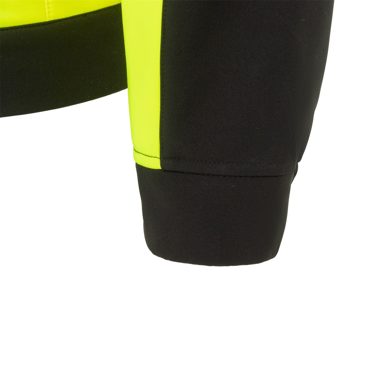 Dunlop Softshell Waterproof Wind Resistant Reflective Hi Vis Jacket