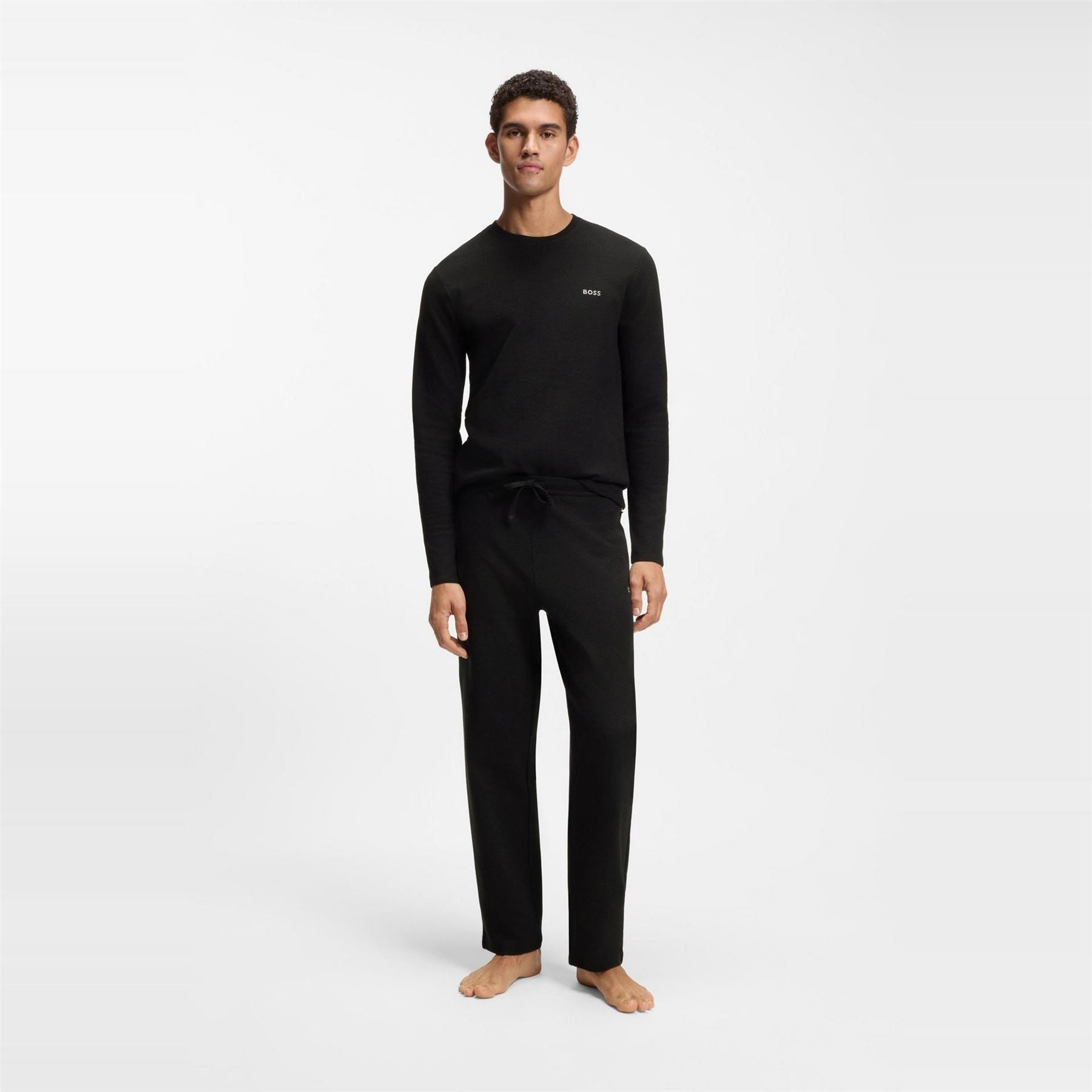 Hugo Waffle Ls Shirt 10269584 01