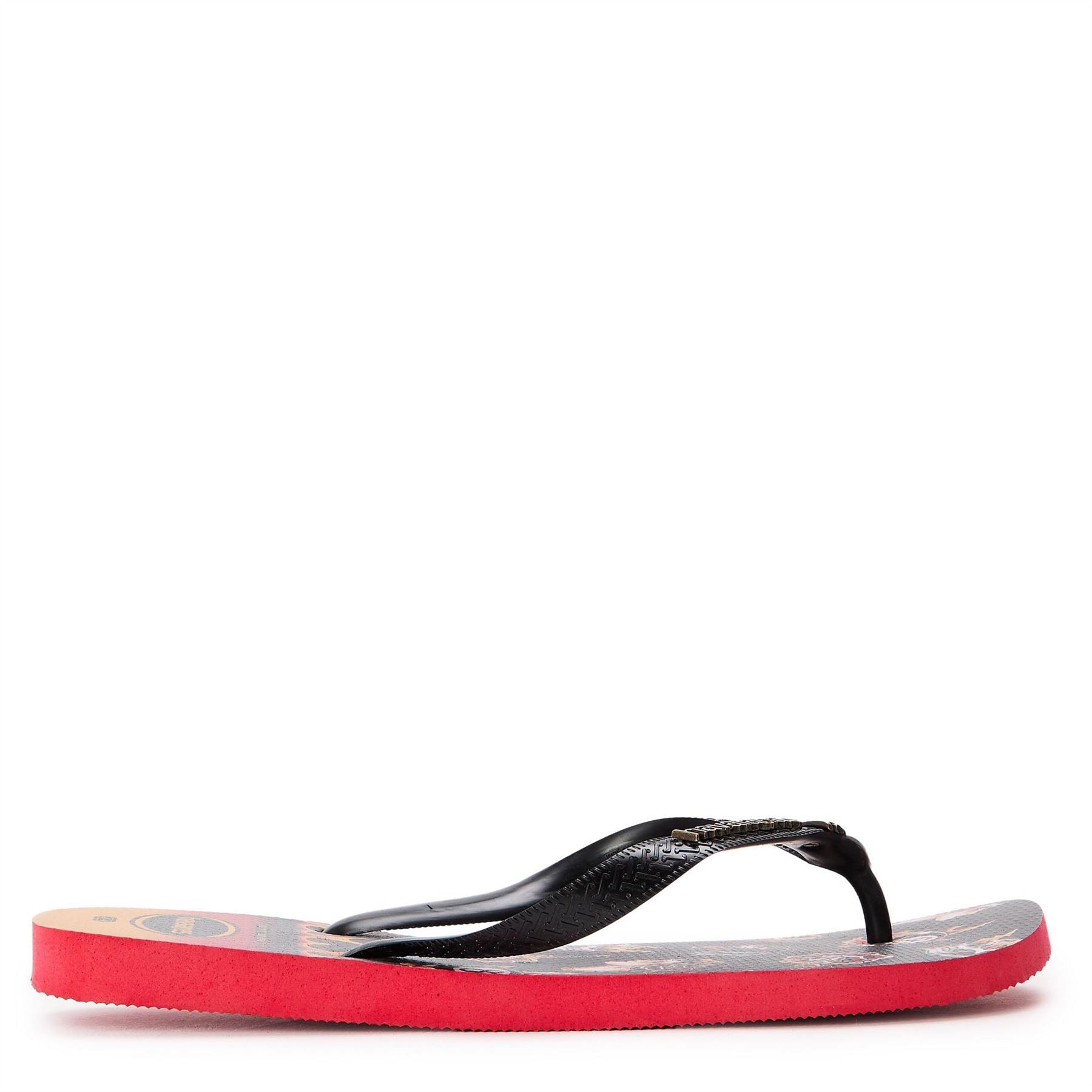Havaianas Mens Hav. Top Tribo Ruby Red Black 43 44 Flip Flops