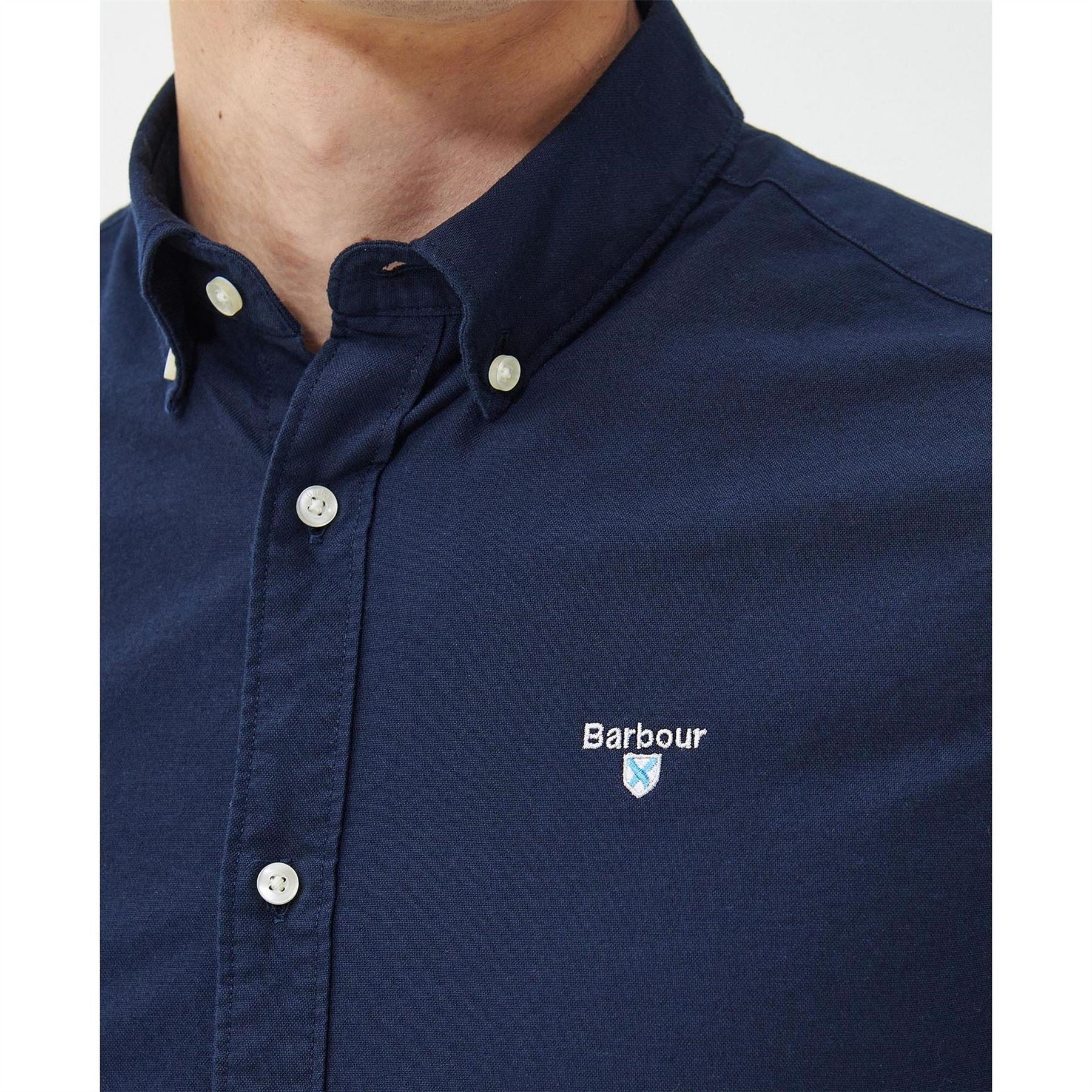 Barbour Oxford Button Down Plain Shirt