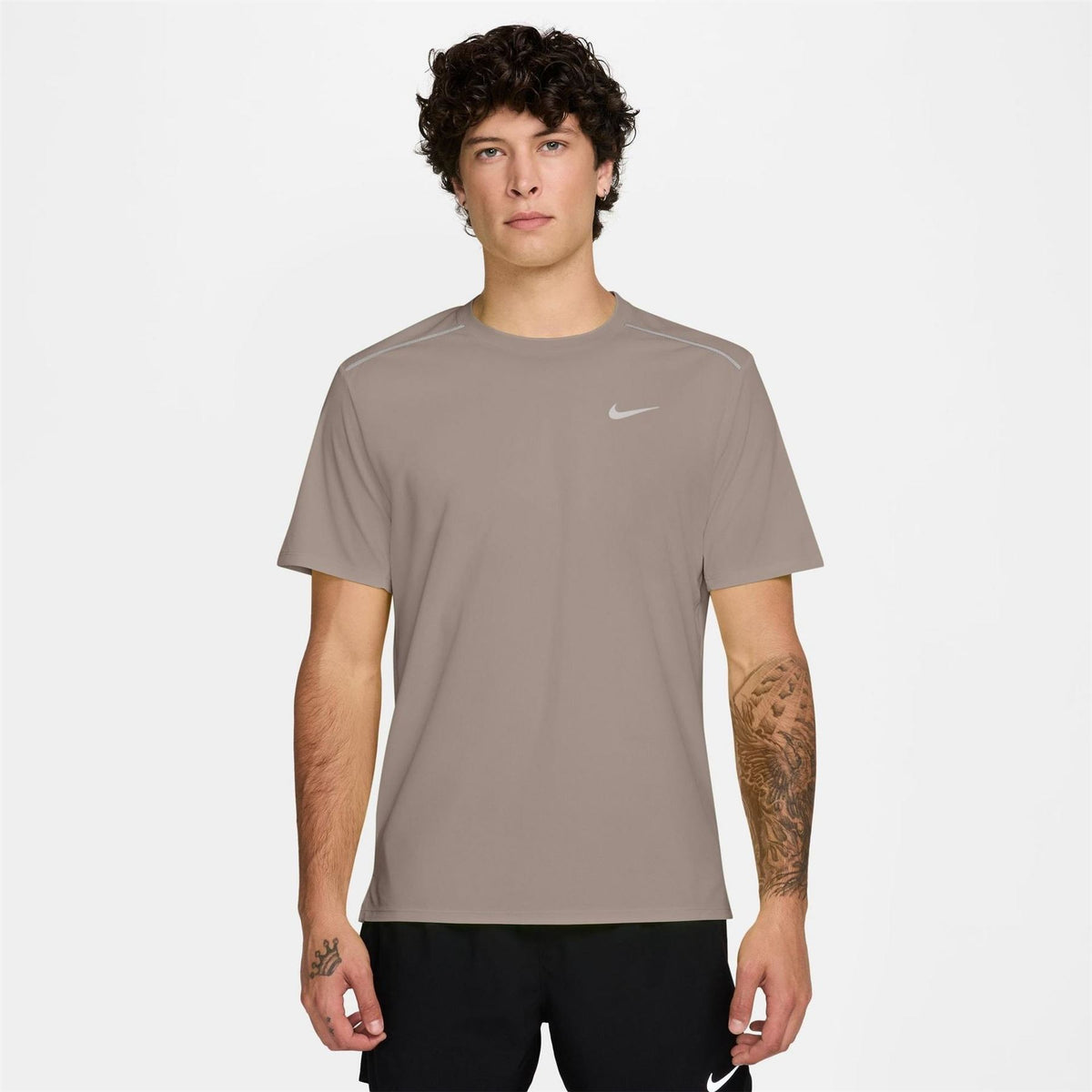 Nike Mens Drifit Miler Running Top