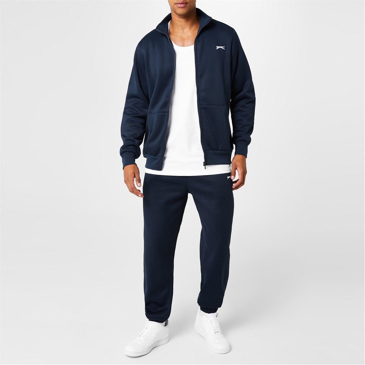 Slazenger Mens Cuffed Fleece Jogging Bottoms