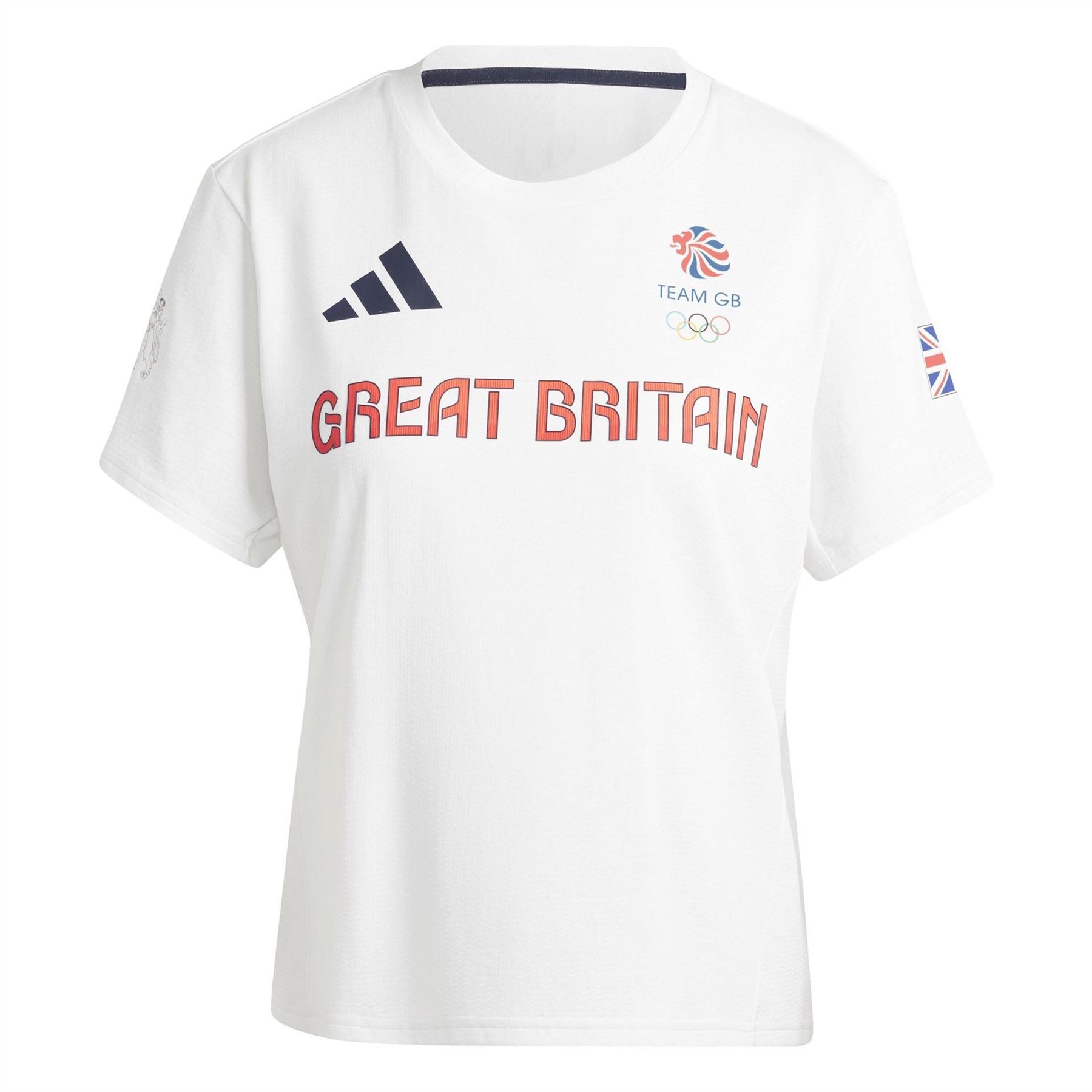 adidas Team Gb Short Sleeve Performance Gym Top