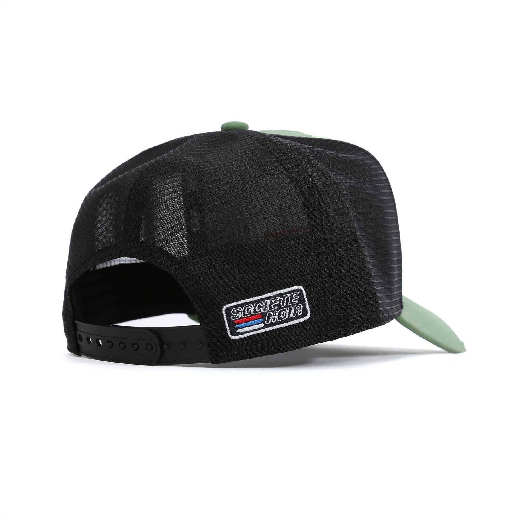 Societe Noir Paris Lettering Trucker Cap