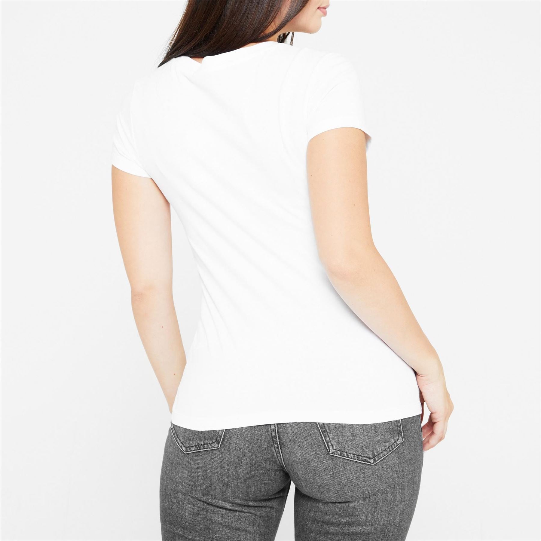 Calvin Klein Jeans Stretch V Neck T-Shirt