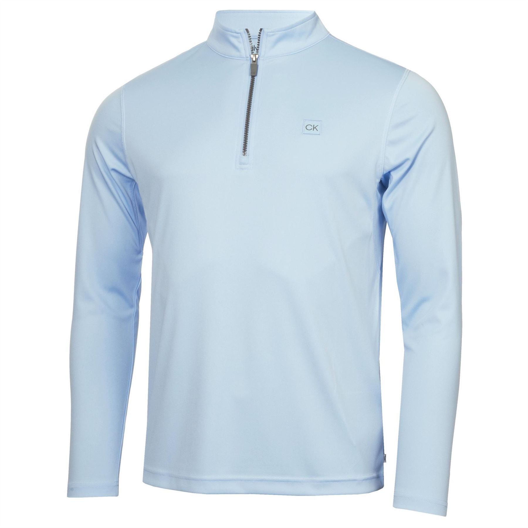 Calvin Klein Golf Regular Fit Zip Neck Long Sleeve Sweatshirt