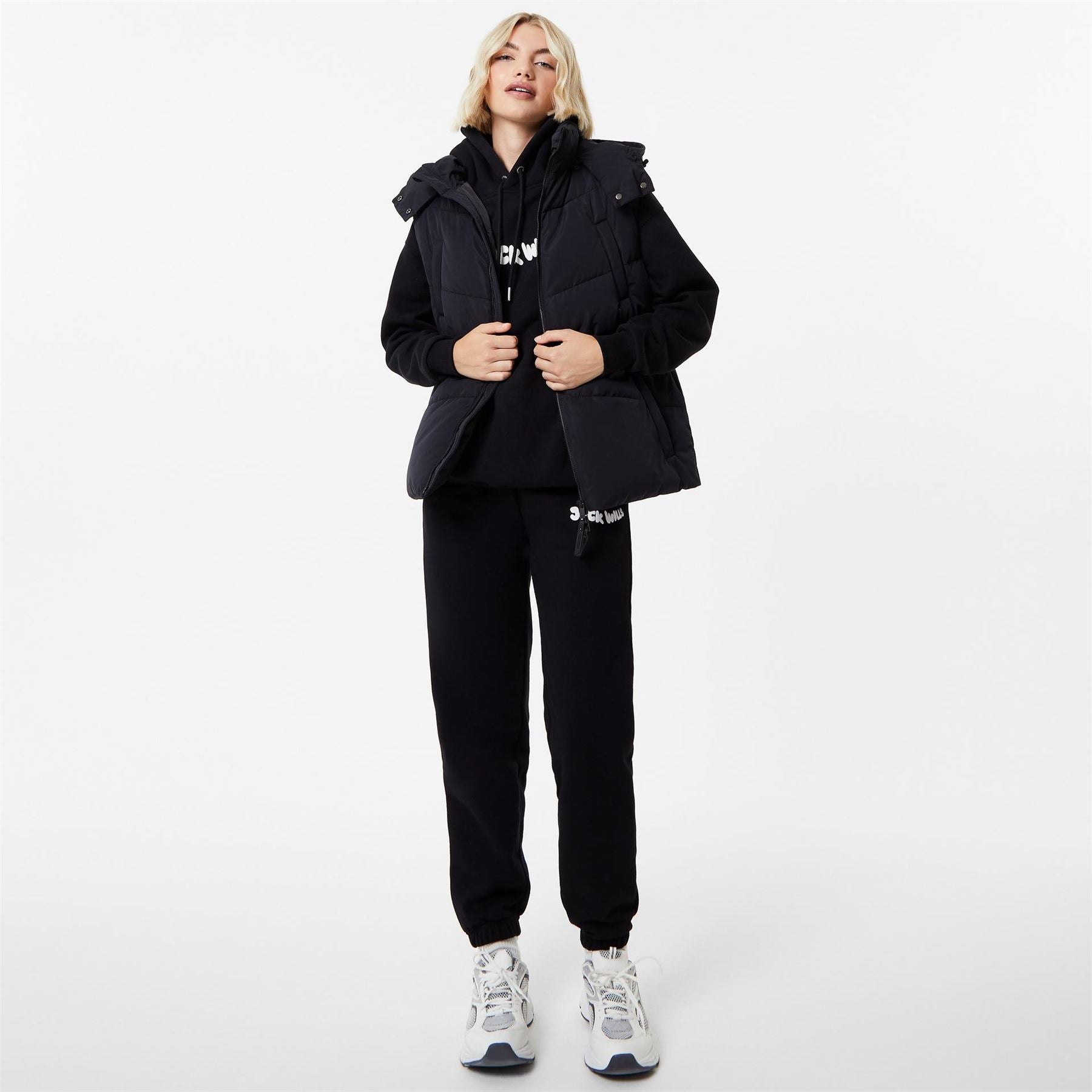 Jack Wills Bungee Waist Padded Gilet