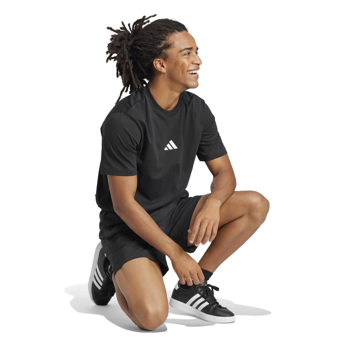 adidas Mens Essentials Single Jersey Logo T-Shirt