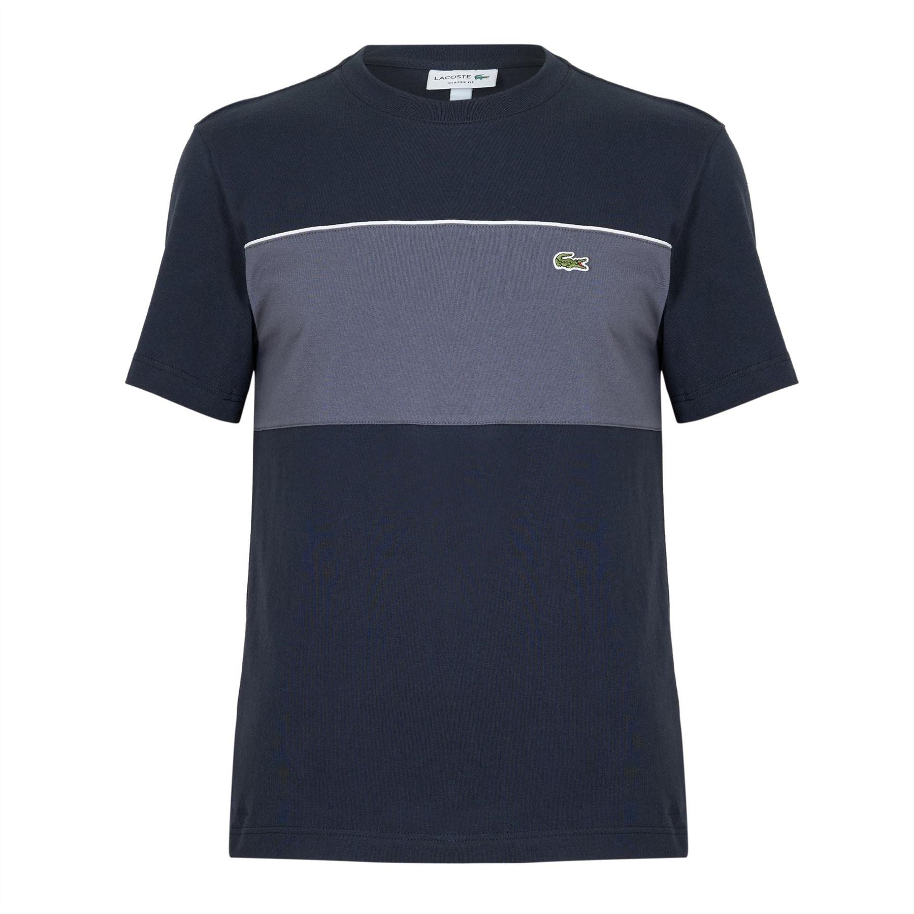 Lacoste Colr Blk Tee Sn62