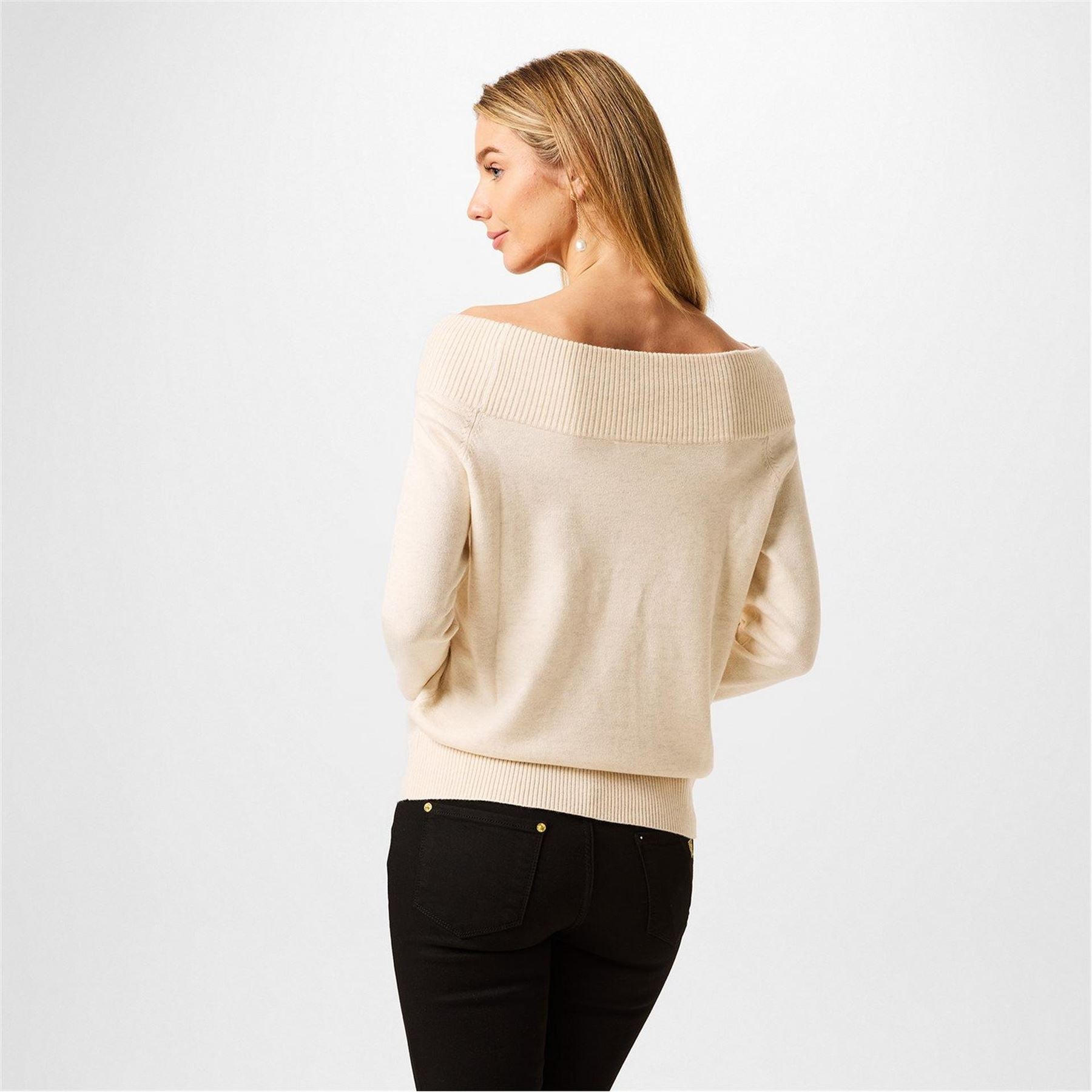 Biba Knitted Bardot Jumper