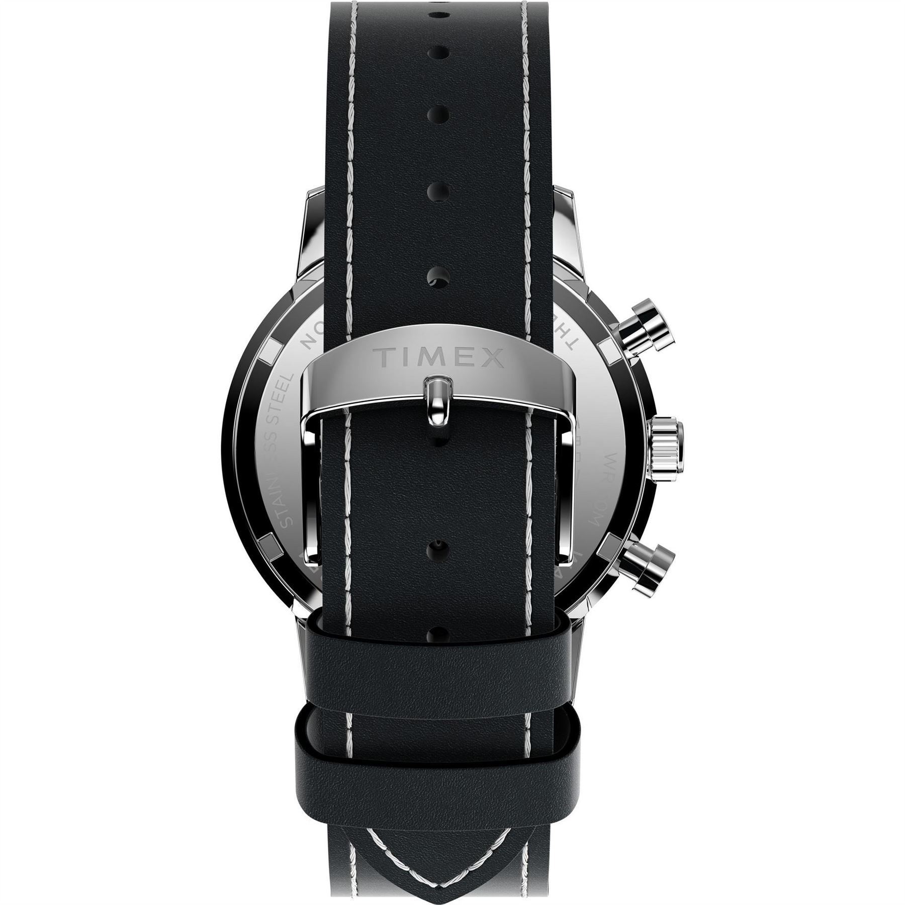 Timex Quartz Analogue Leather Strap Watch