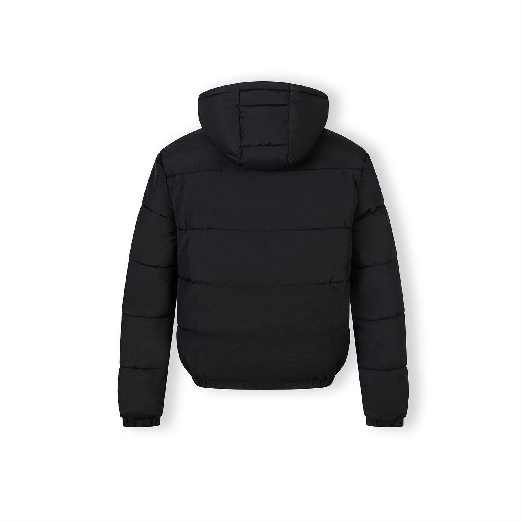 Minoti Men Ripstop Jacket High Collar Elastic Cuffs Black