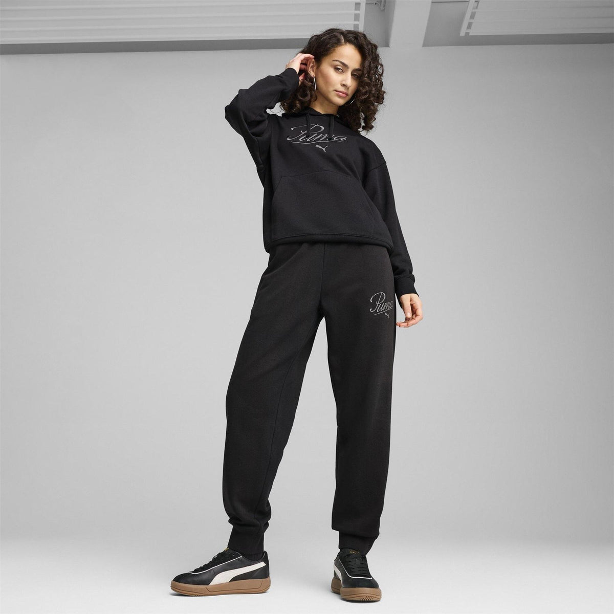 Puma Womens Ess Script Comfort Sweatpants Tr Cl Joggers