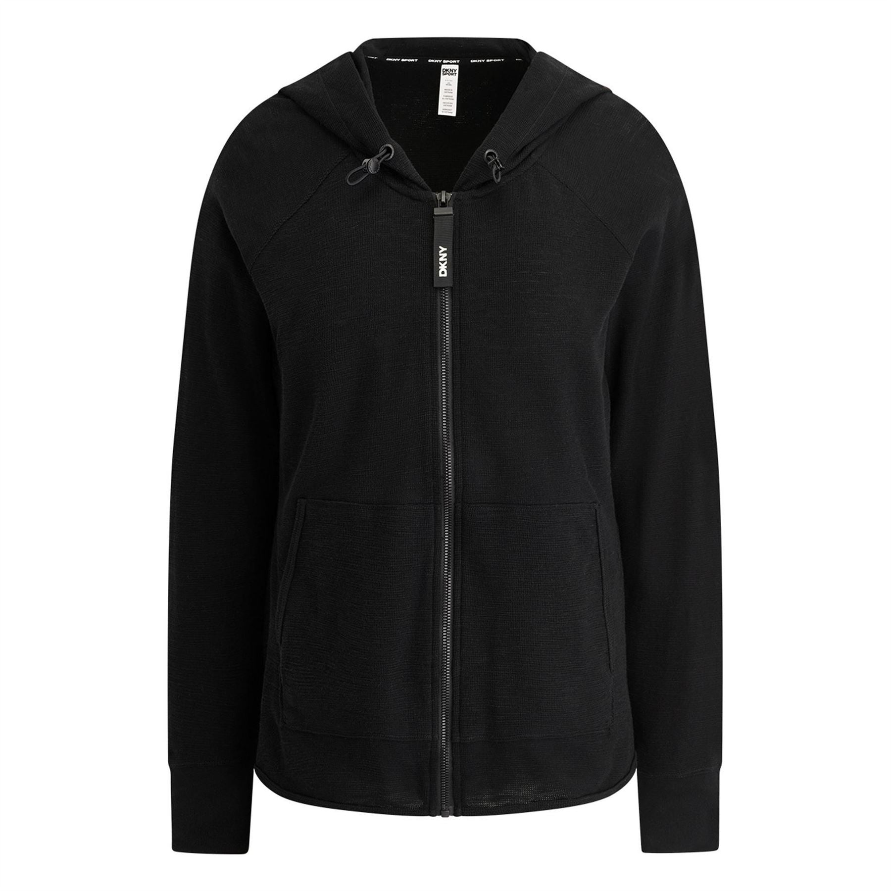 DKNY FulL-Zip Waffle Hoody