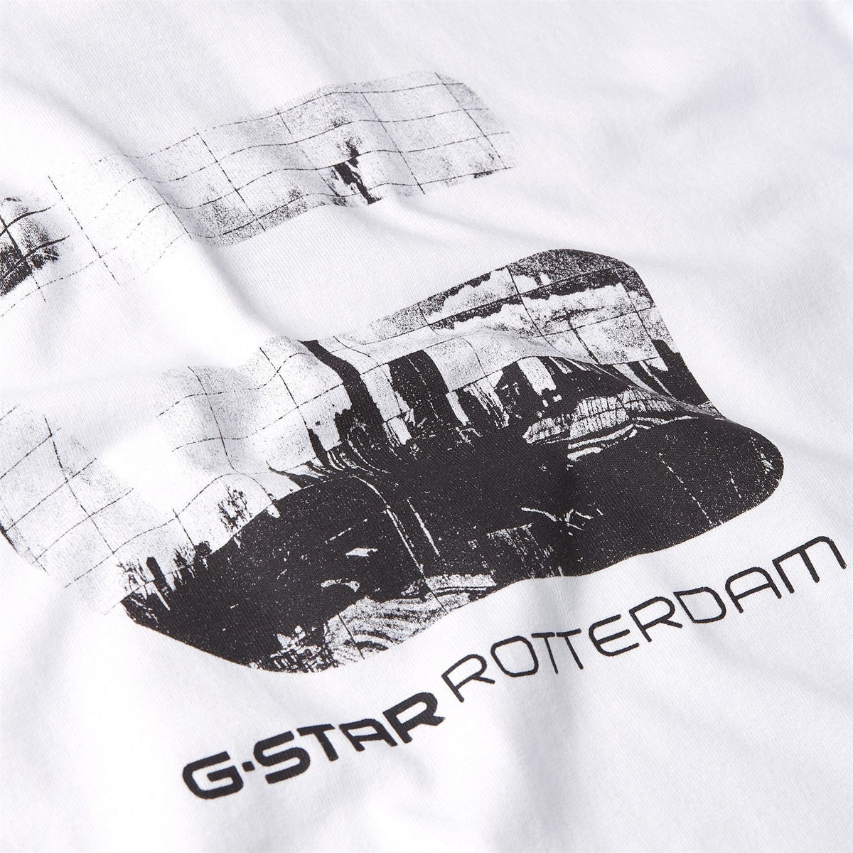 G Star Rotterdam Globe Lettering T-Shirt