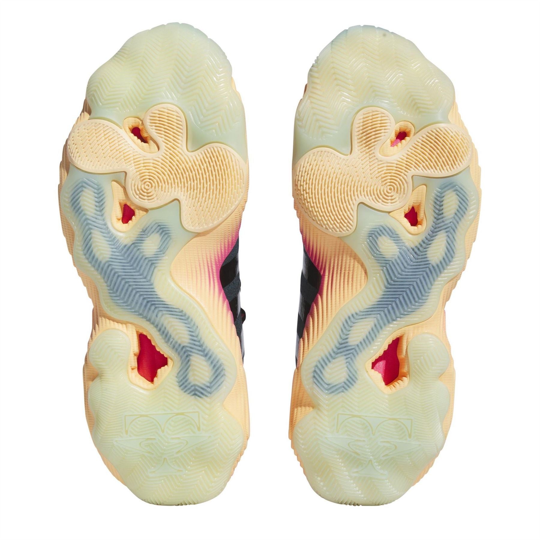 adidas Trae Young 3 Gradient Pattern Sneakers