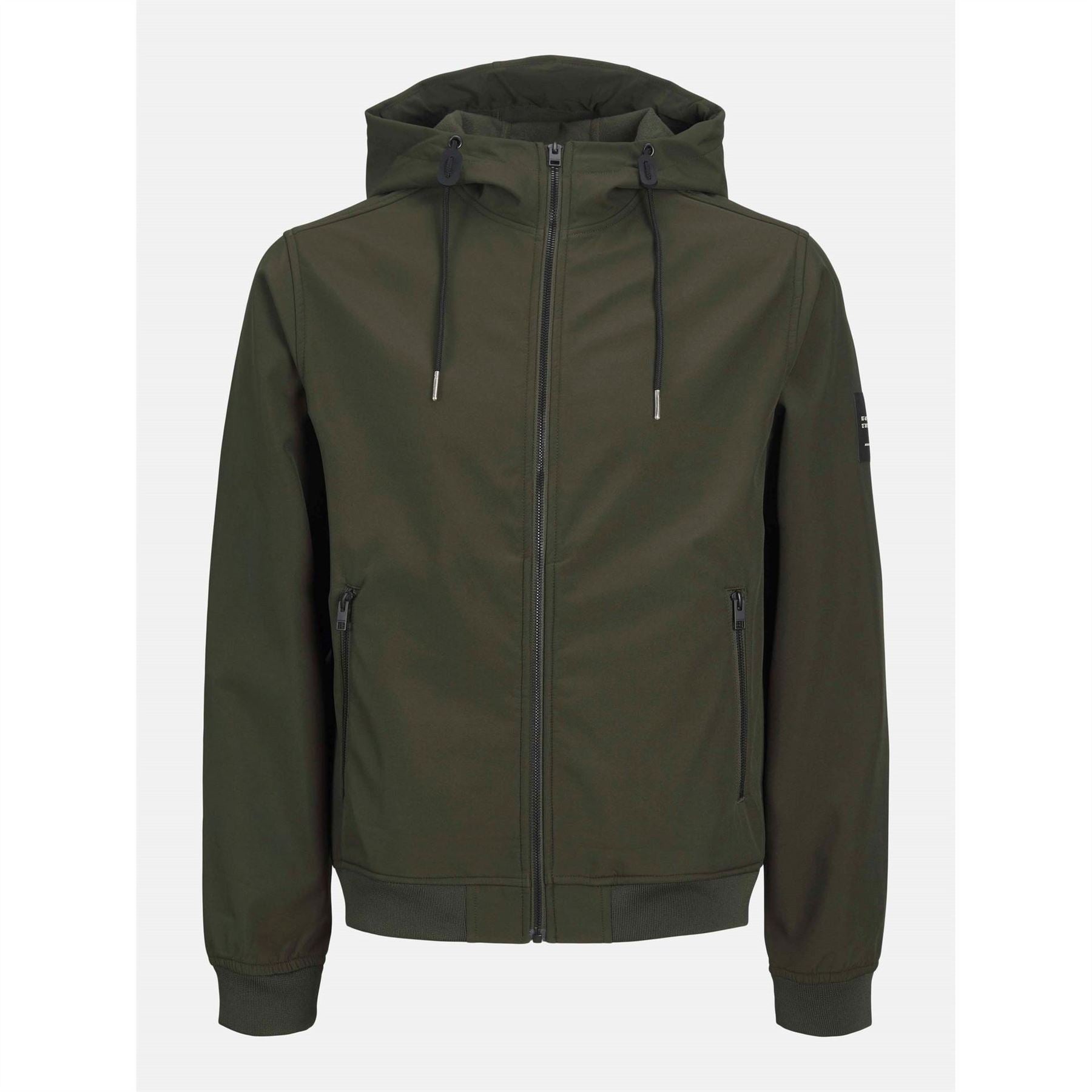 Jack and Jones Zipped Hooded Softshell Jacket