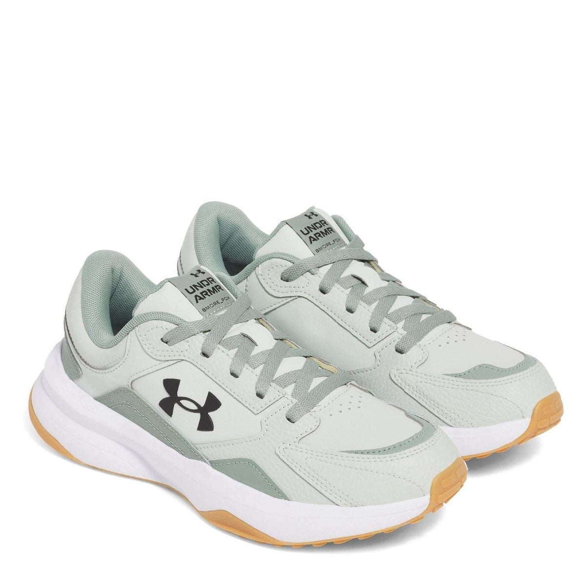Under Armour Edge Leather Low Top Lace-Up Sneakers