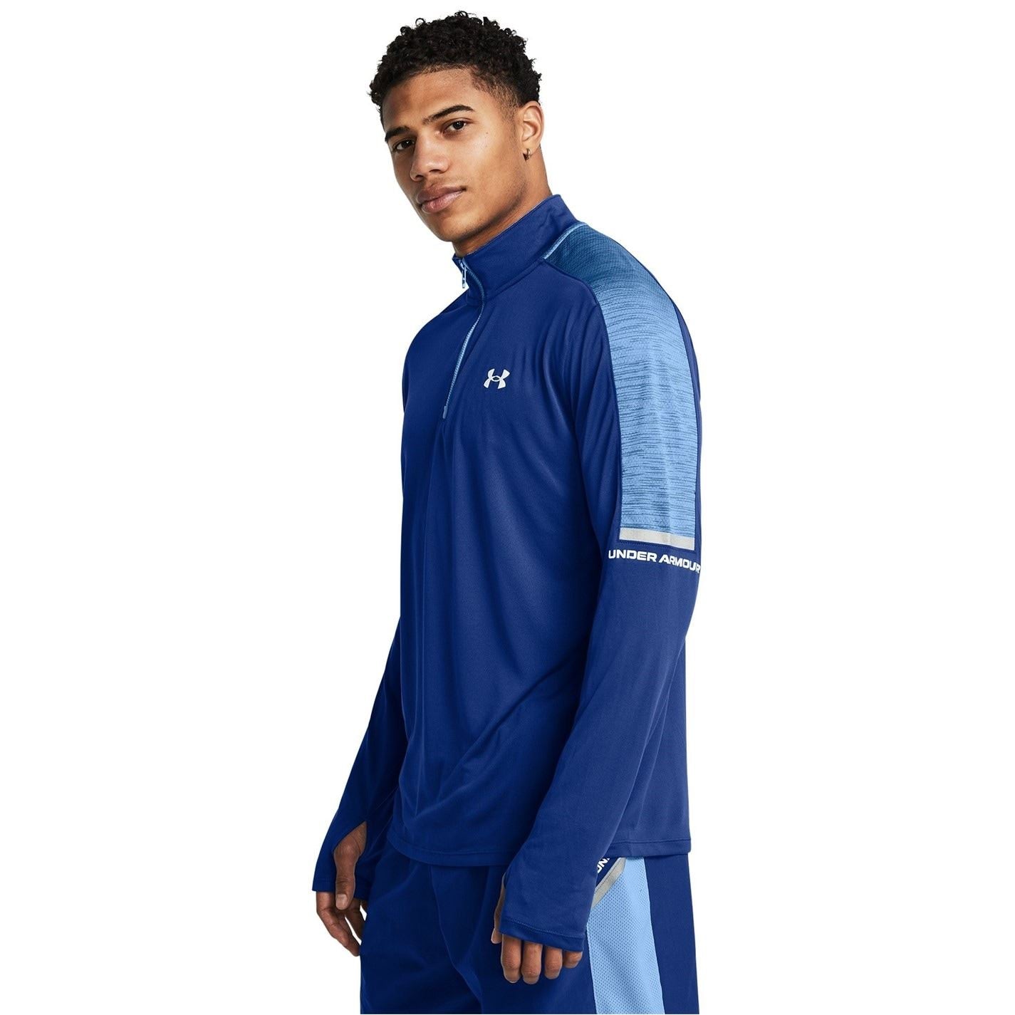 Under Armour Tech Zip Neck Long Sleeve Raglan Sweatshirt