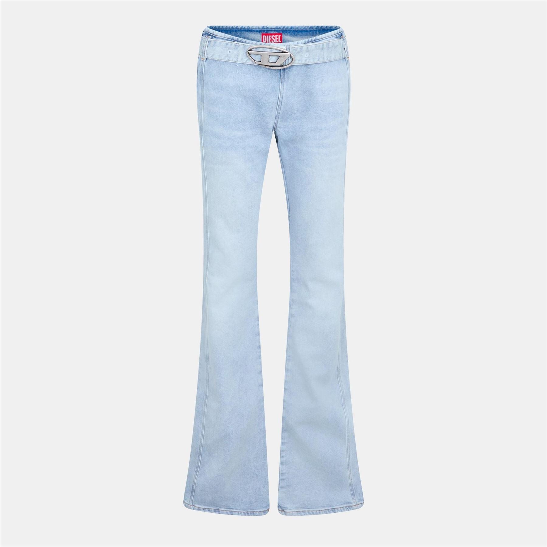 Diesel Wide Leg Regular Fit Jeans