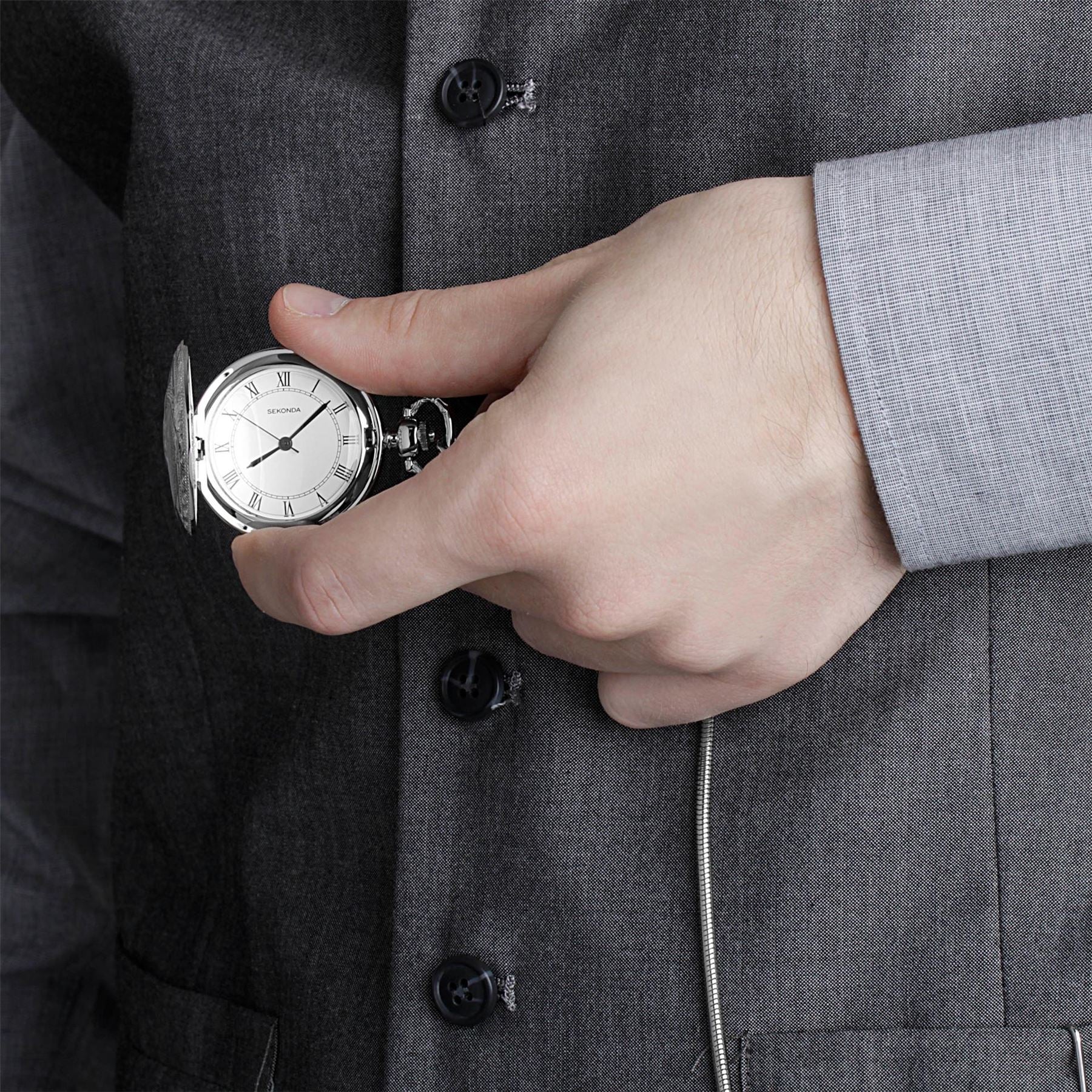 Sekonda Stainless Steel Classic Analogue Quartz Watch