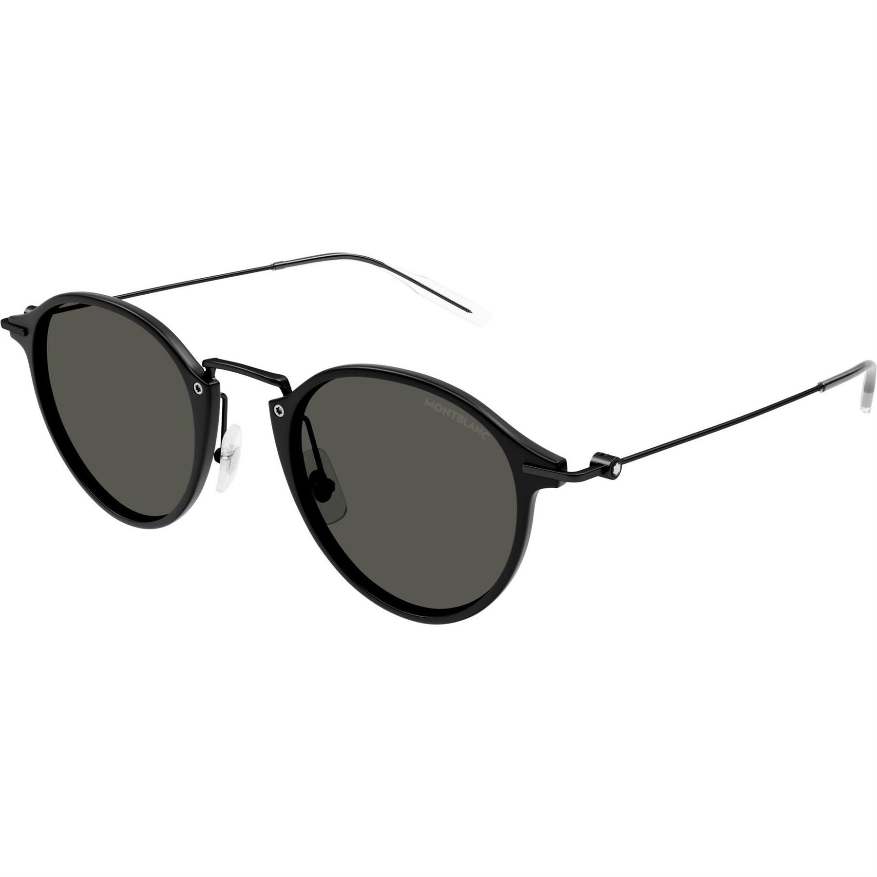 Montblanc 005 Round Double Bridge Full Rim Sunglasses