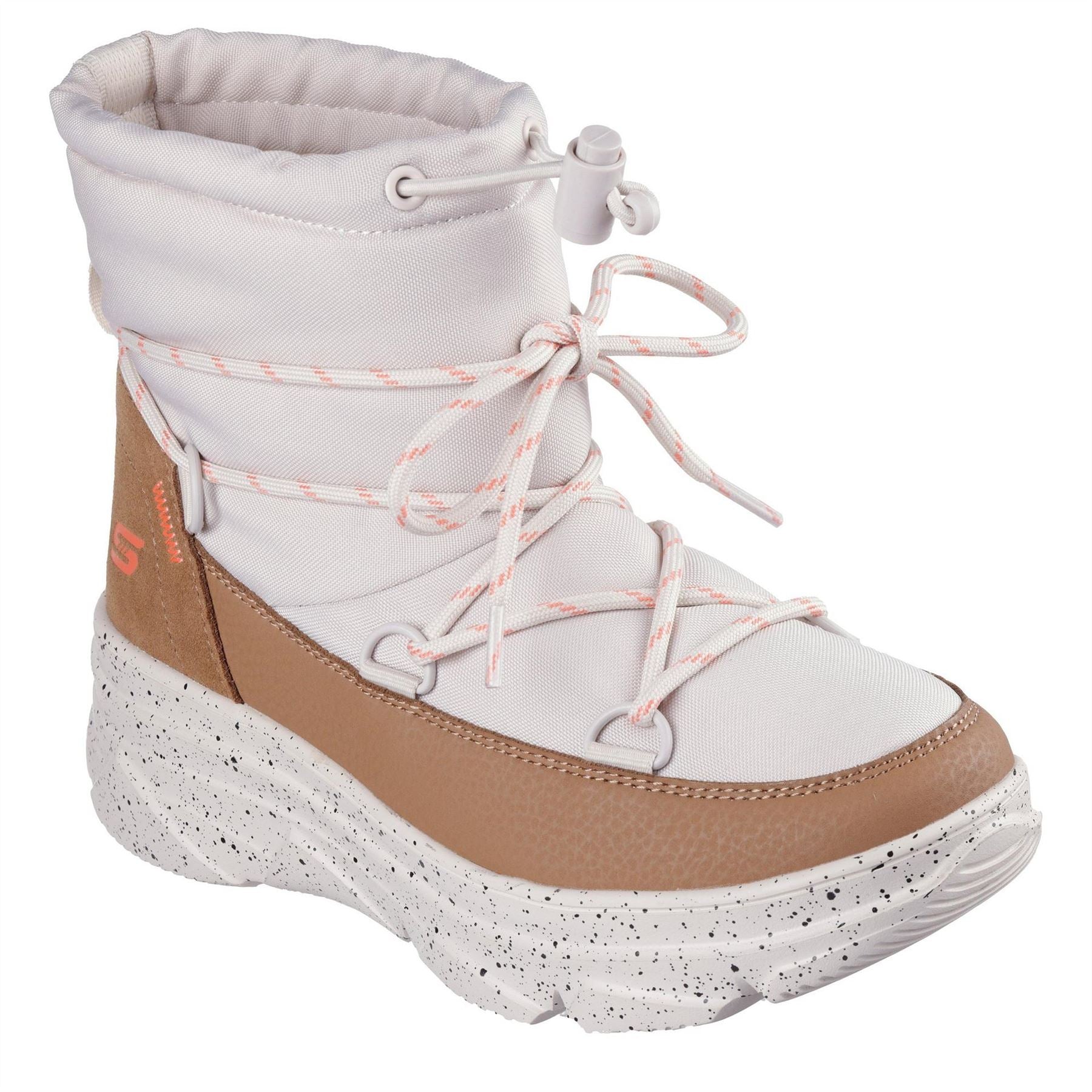 Skechers Bobs MT. Peak Speckled Pattern Snug Boots