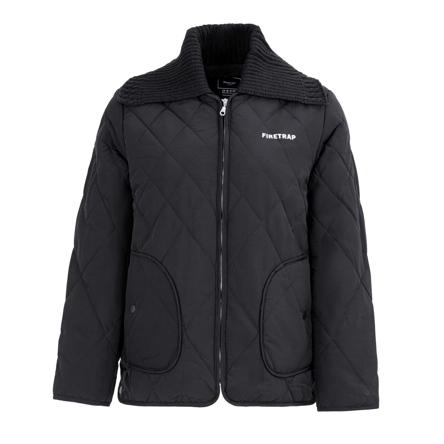 Firetrap Long Sleeve Hip Length Quilted Jacket