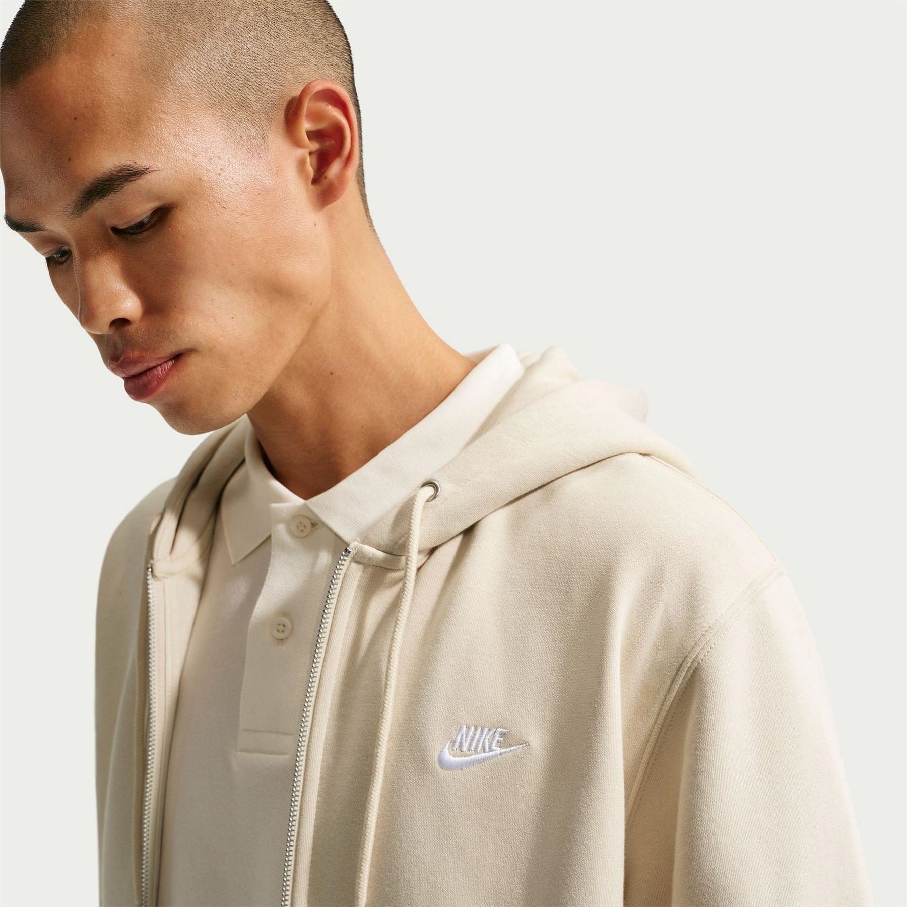 Nike Mens Sportswear Club Fleece Full Zip Hoodie
