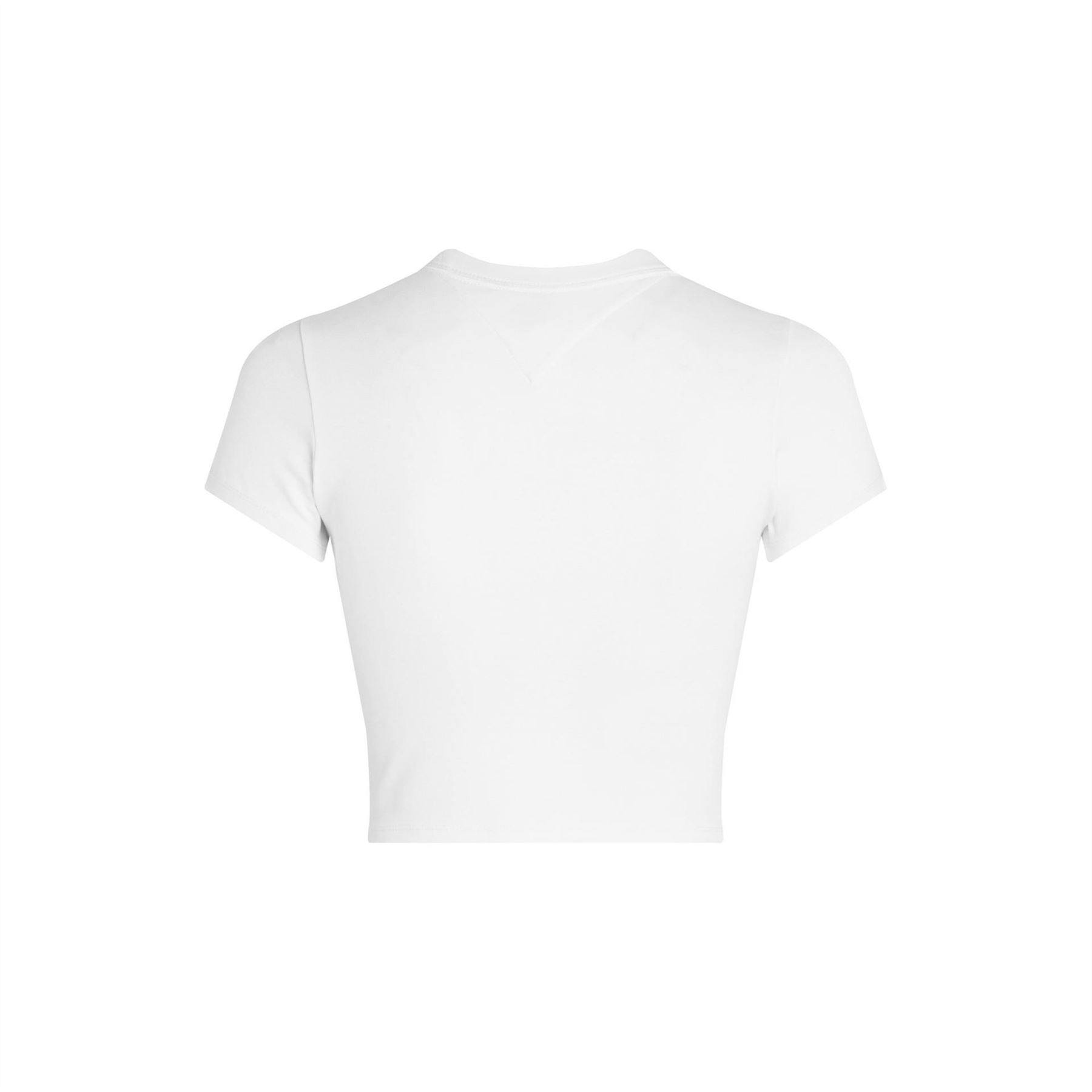 Tommy Jeans Slim Fit Cropped Script T-Shirt