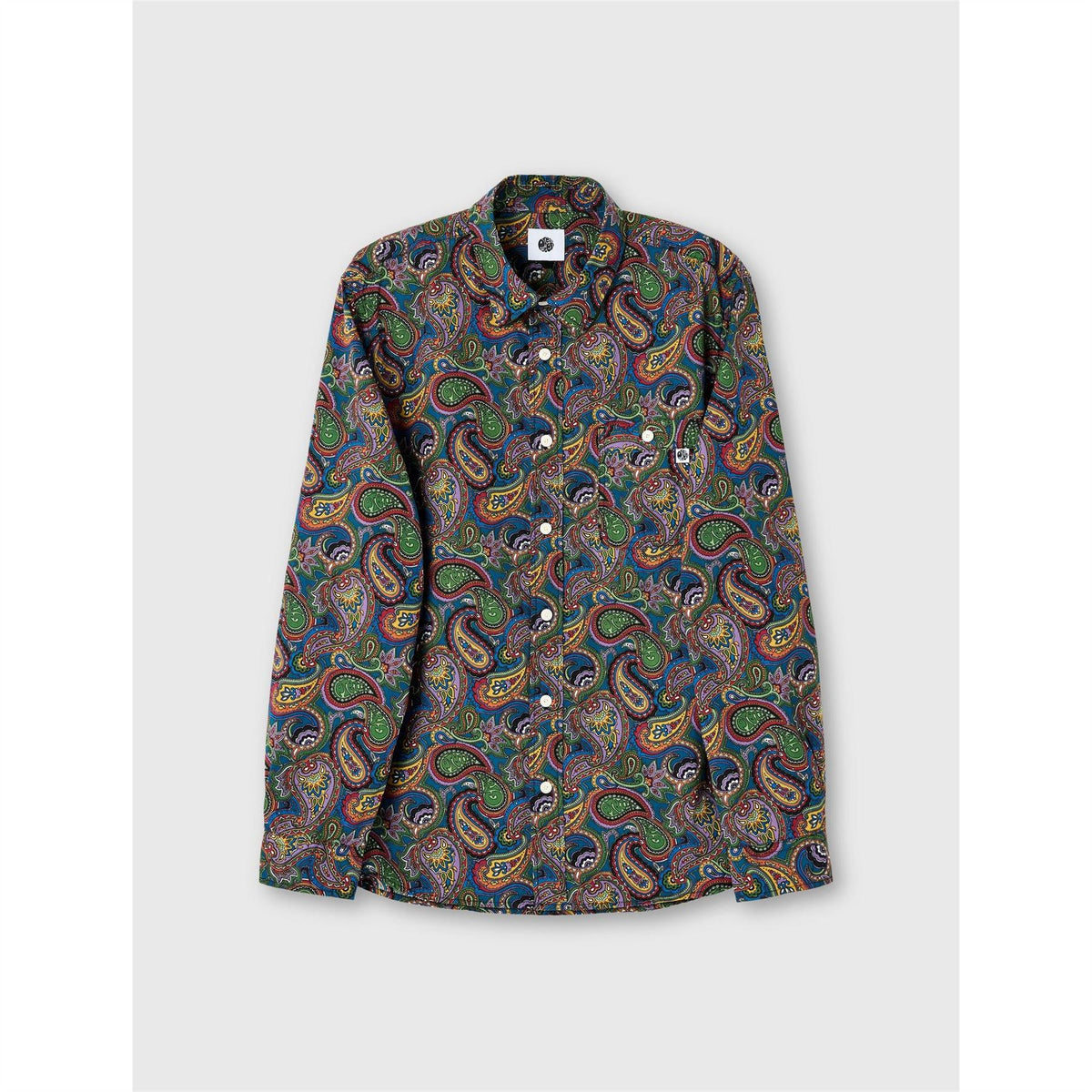 Pretty Green House Paisley Long Sleeve Patterned Shirt