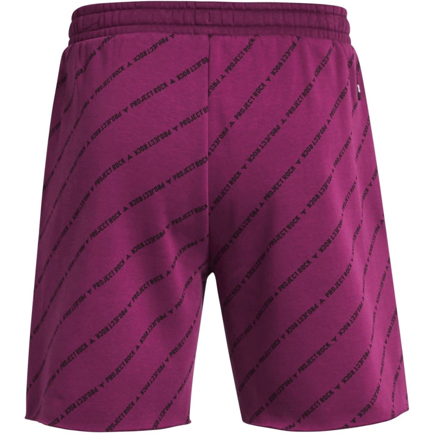 Under Armour Project Rock Lettering Running Shorts