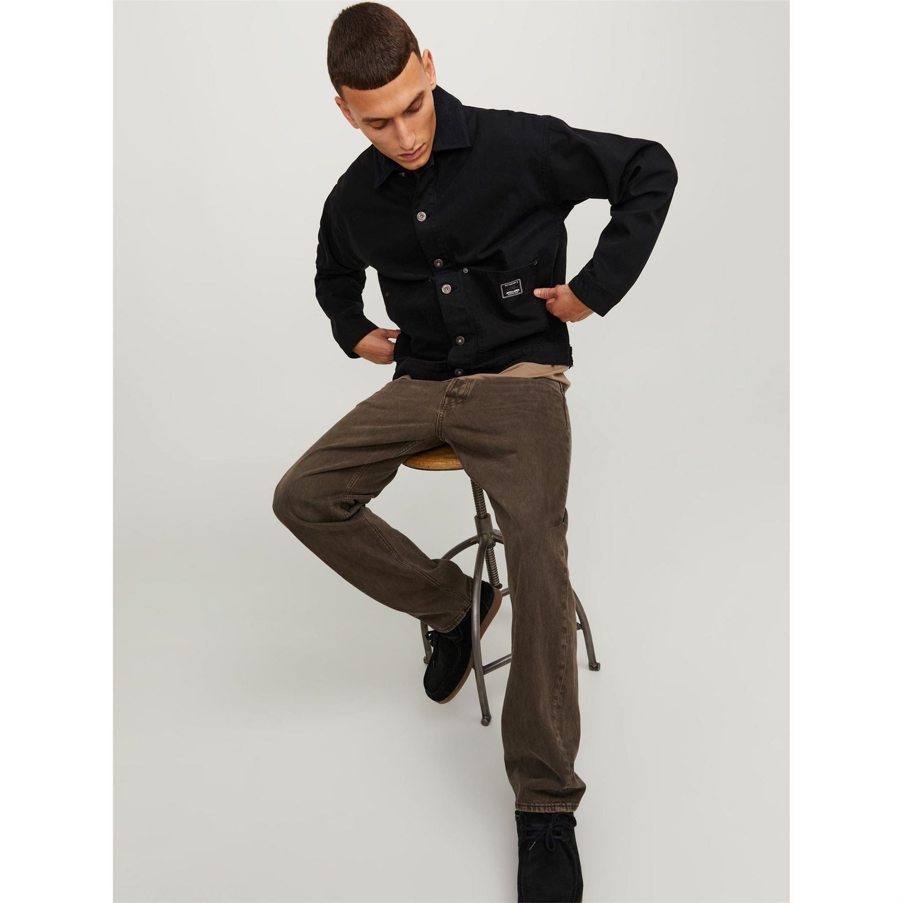 Jack and Jones Mens Chris Cooper Regular Fit Jeans