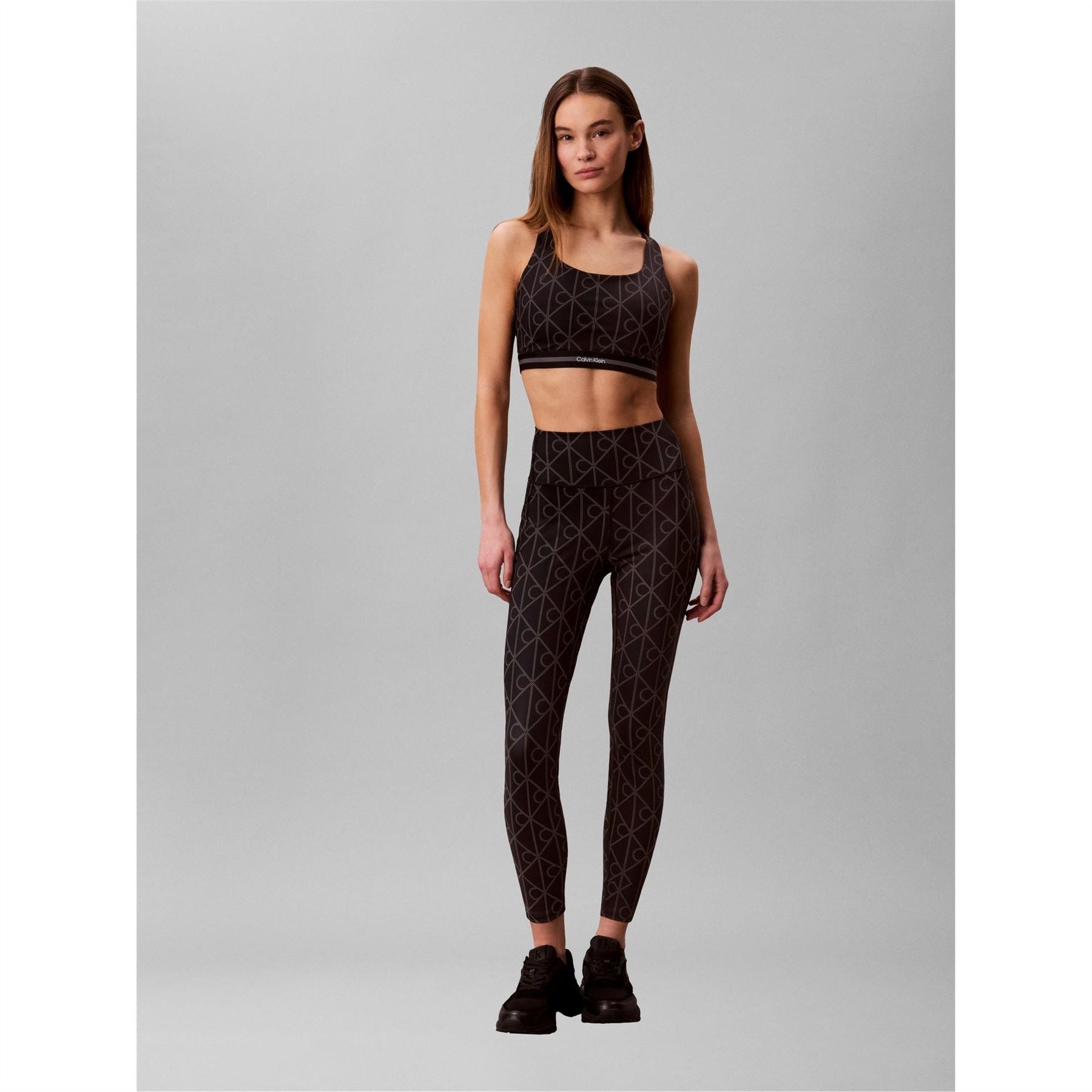 Calvin Klein Icon Wordmark Solid Shapewear Leggings