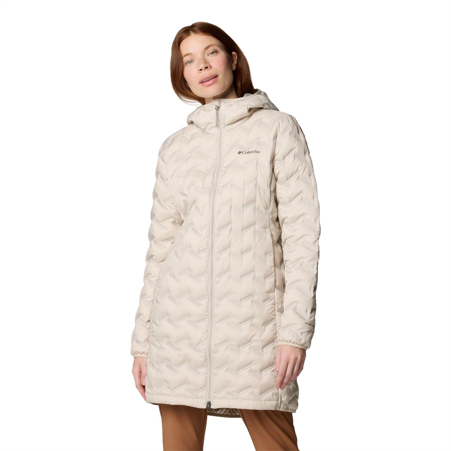 Columbia Delta Ridge 650 Fill Down Weather Resistant Long Down Jacket