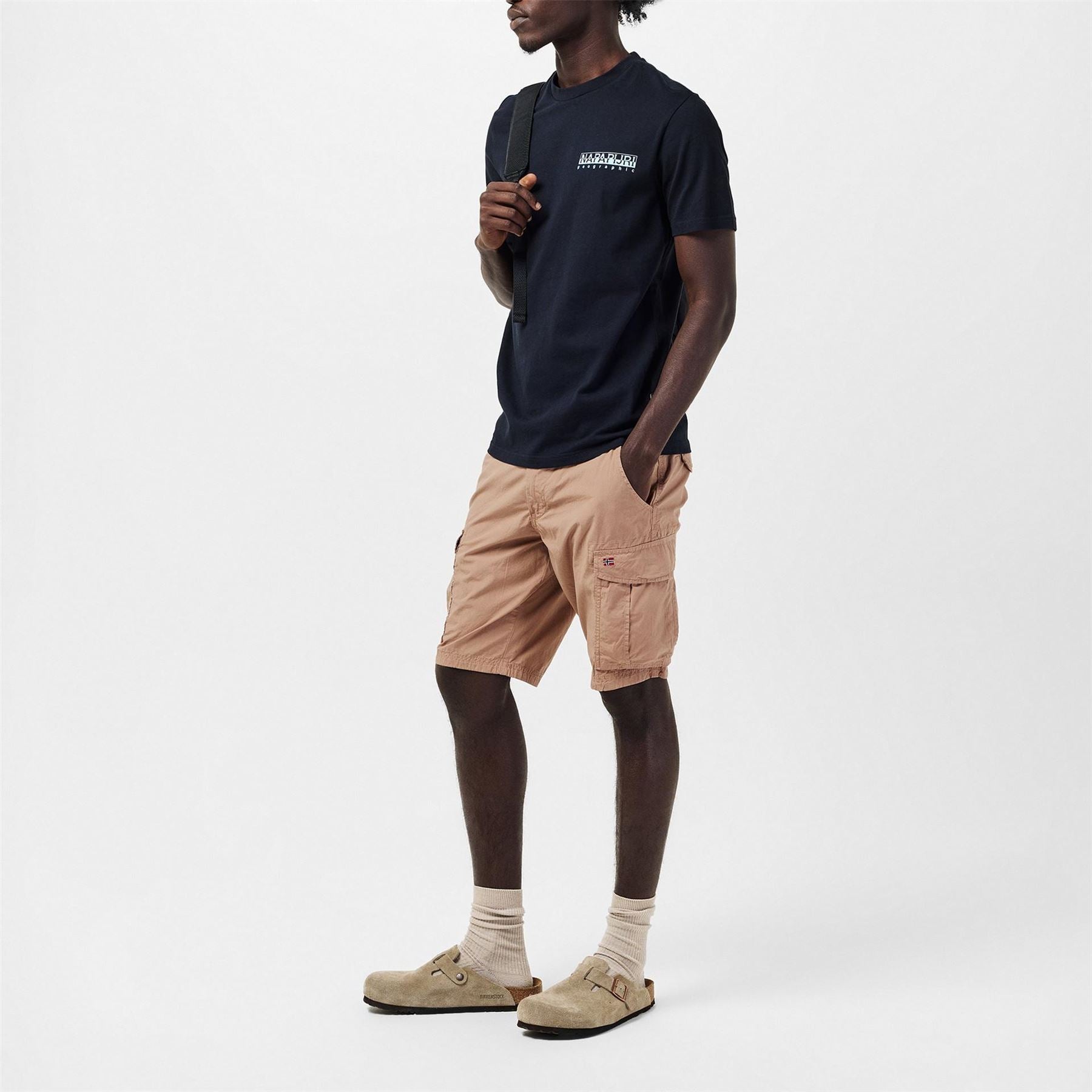 Napapijri Noto Black Cargo Shorts