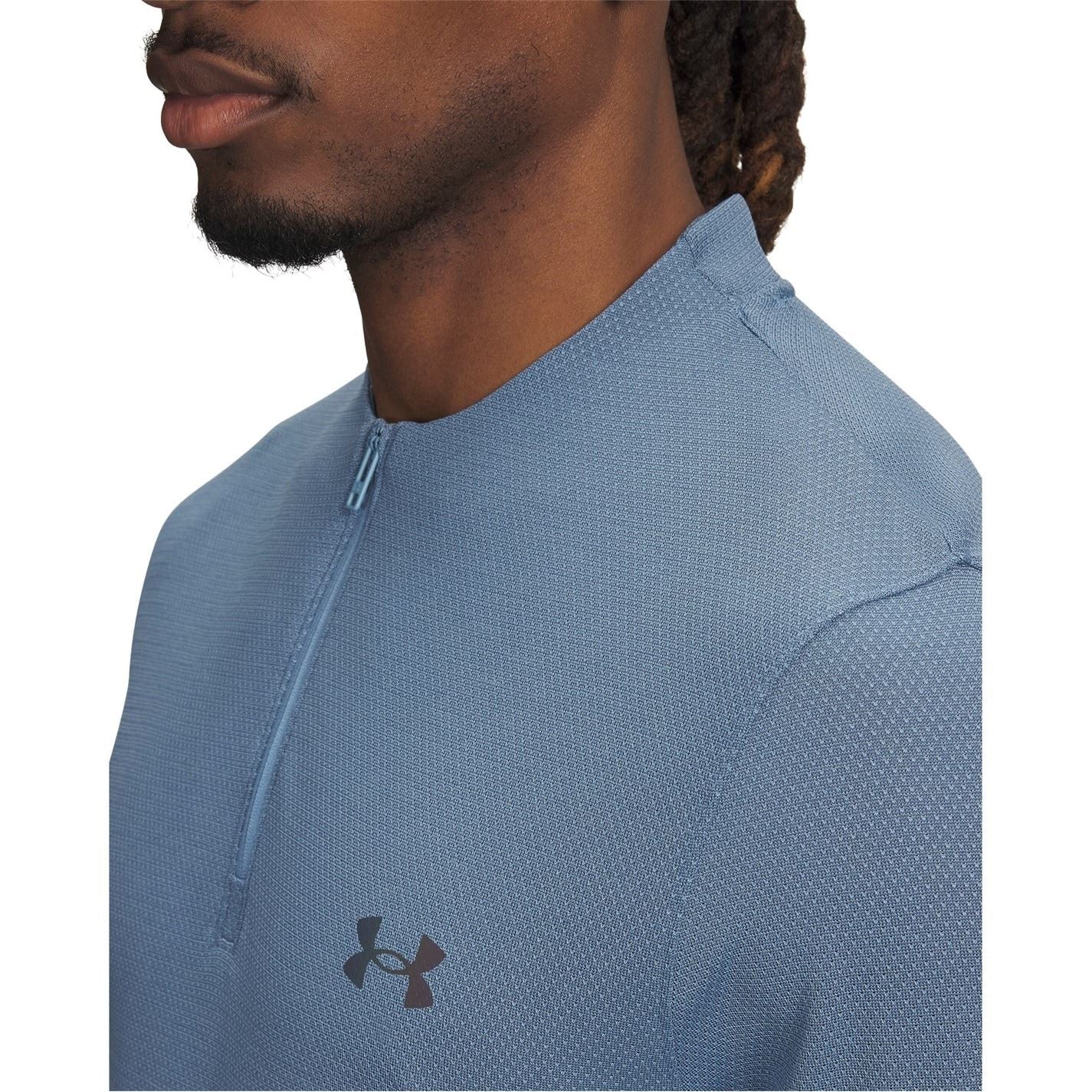 Under Armour Zip Neck Long Sleeve Regular Fit T-Shirt