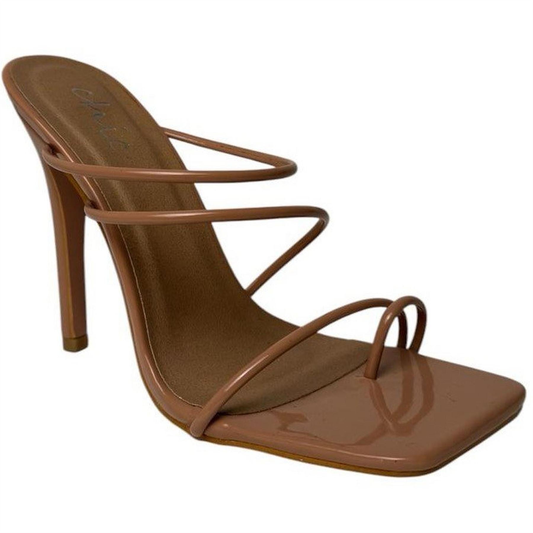 Chic Toe Loop High Heel Stiletto Sandals