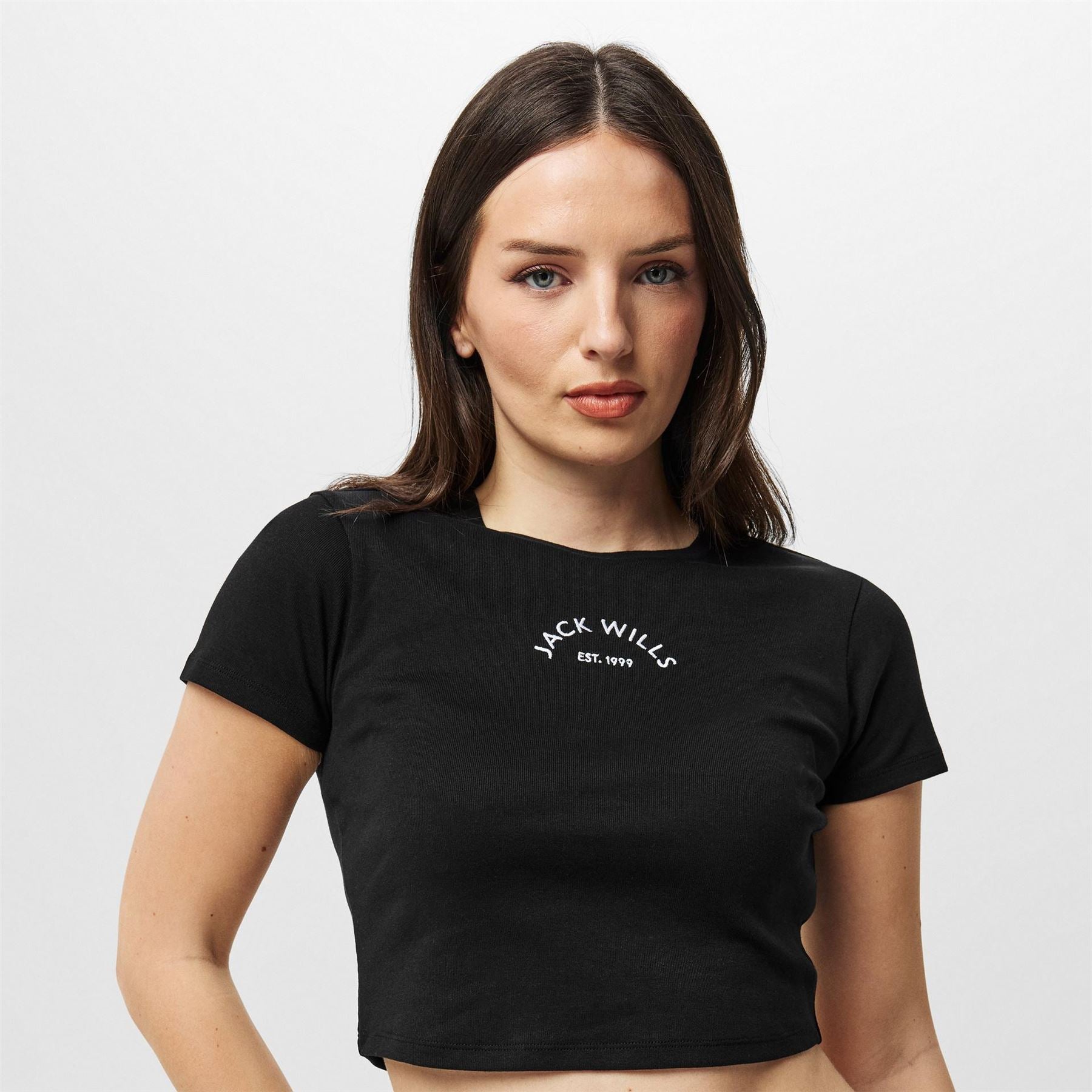 Jack Wills Cropped Baby Tee Ladies