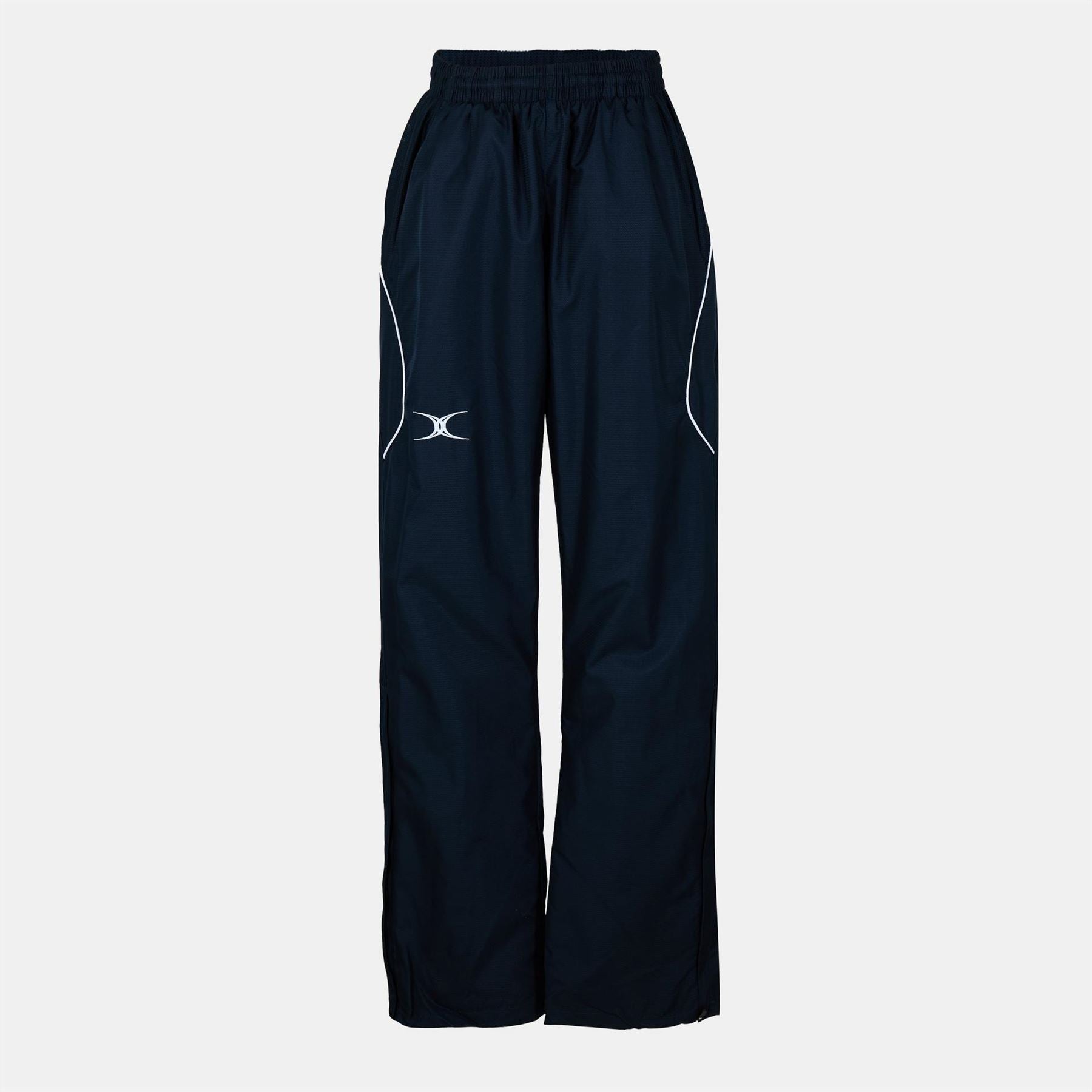 Gilbert Solid Patterned Wide Leg Track Pants