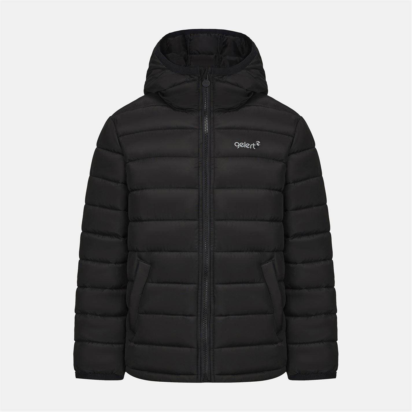 Gelert Hooded Quilted Long Sleeve Insulated Puffer Jacket