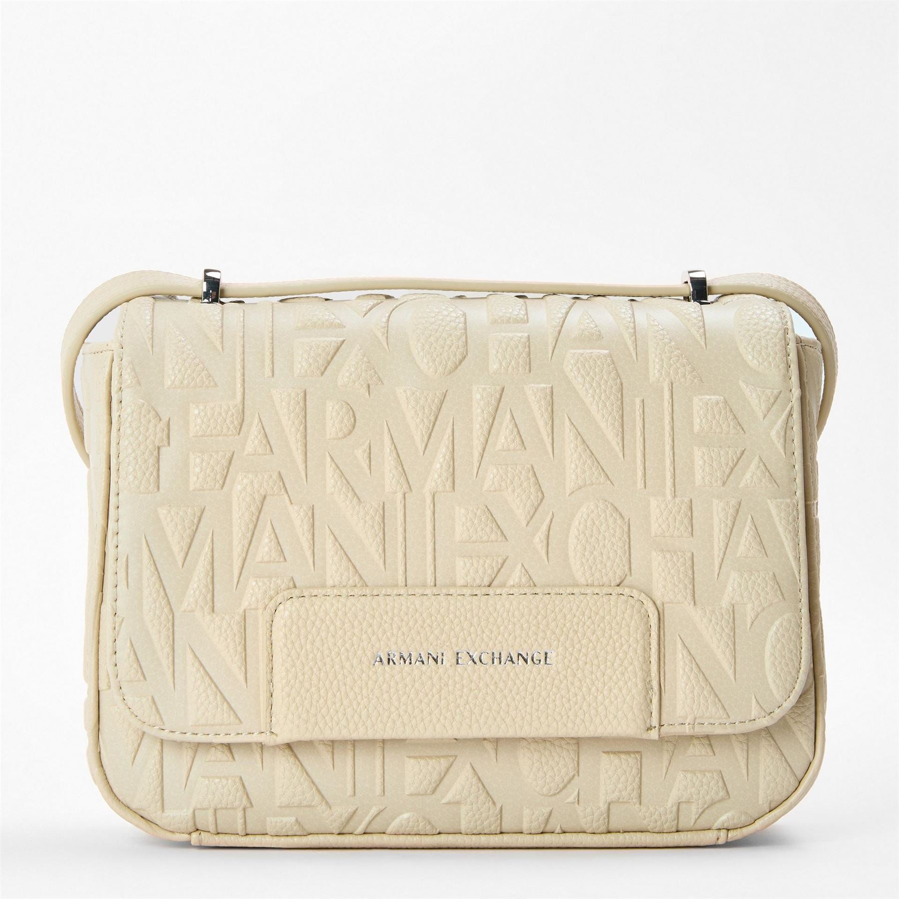 Armani Exchange Exchange Messenger Bag with Silver-Tone Hardware