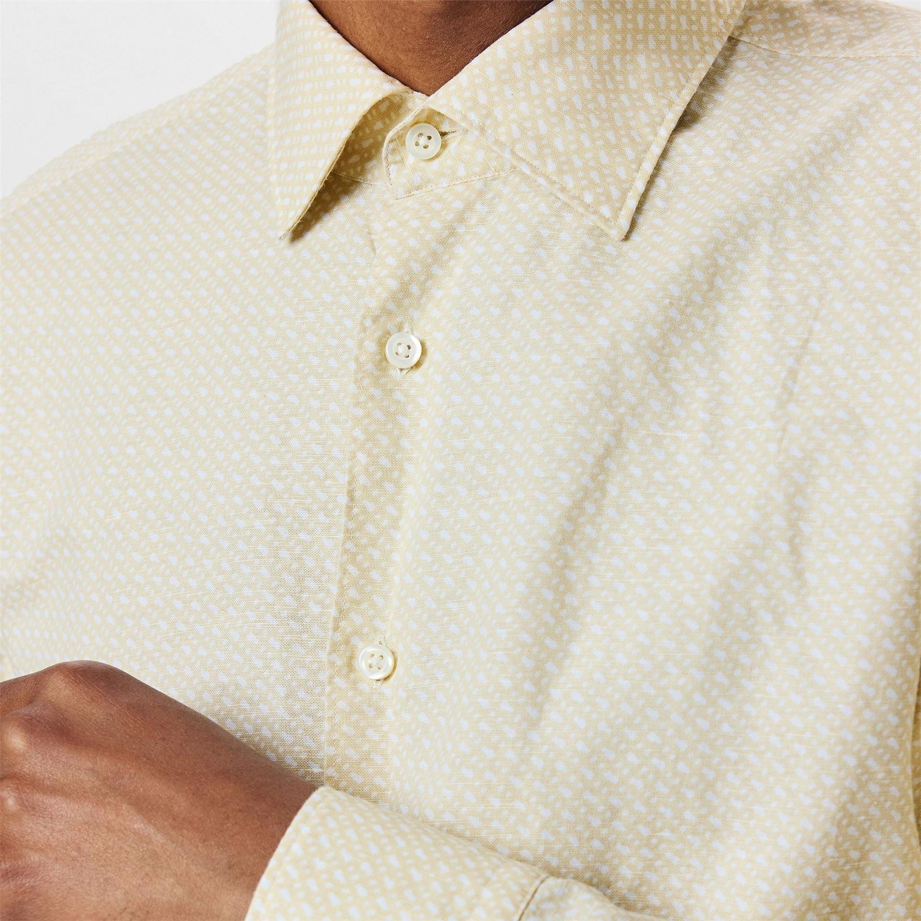 Boss Hbb Chal Kent Patterned Short Sleeve Shirt