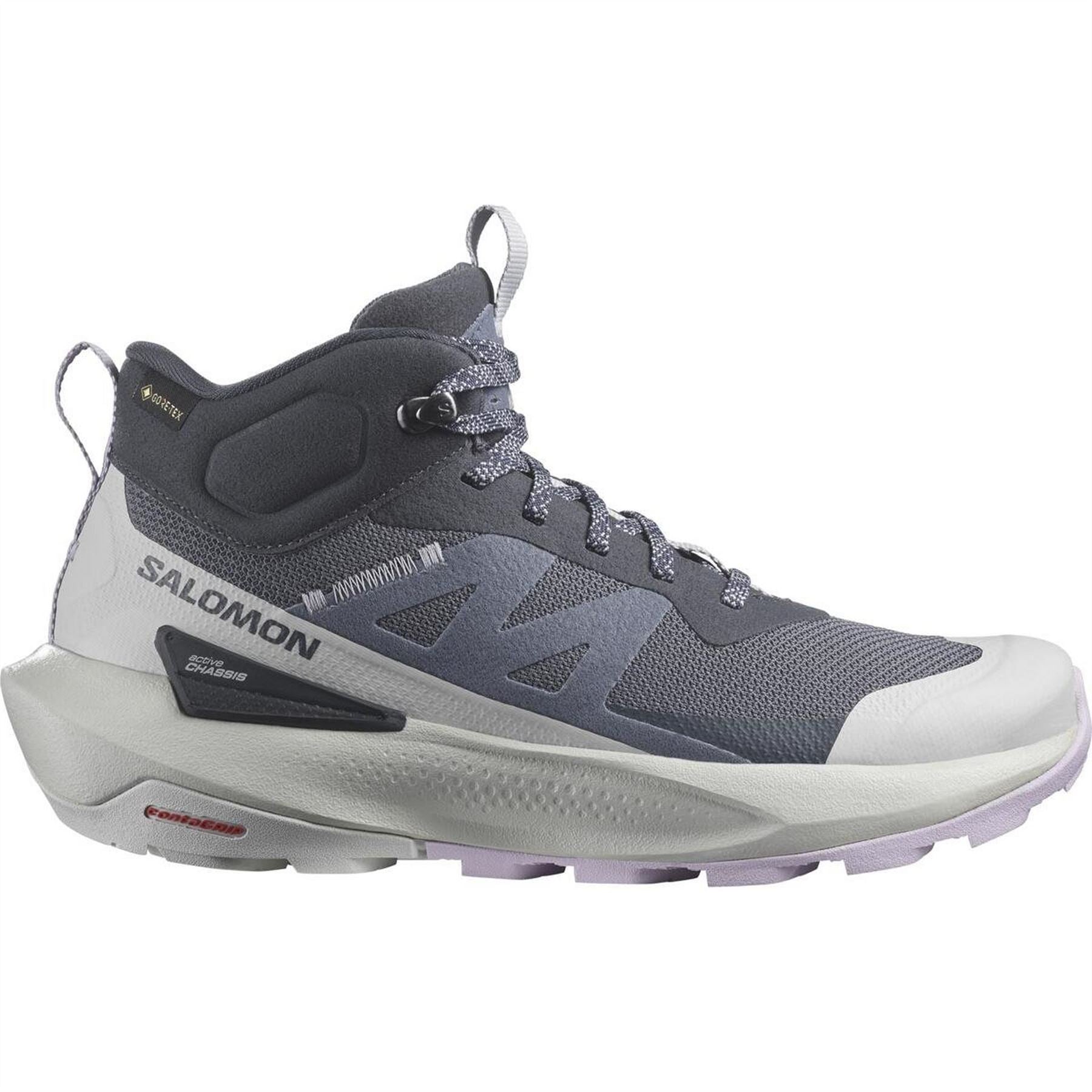 Salomon Womens Elixir Activ Mid GorE-Tex Walking Shoe