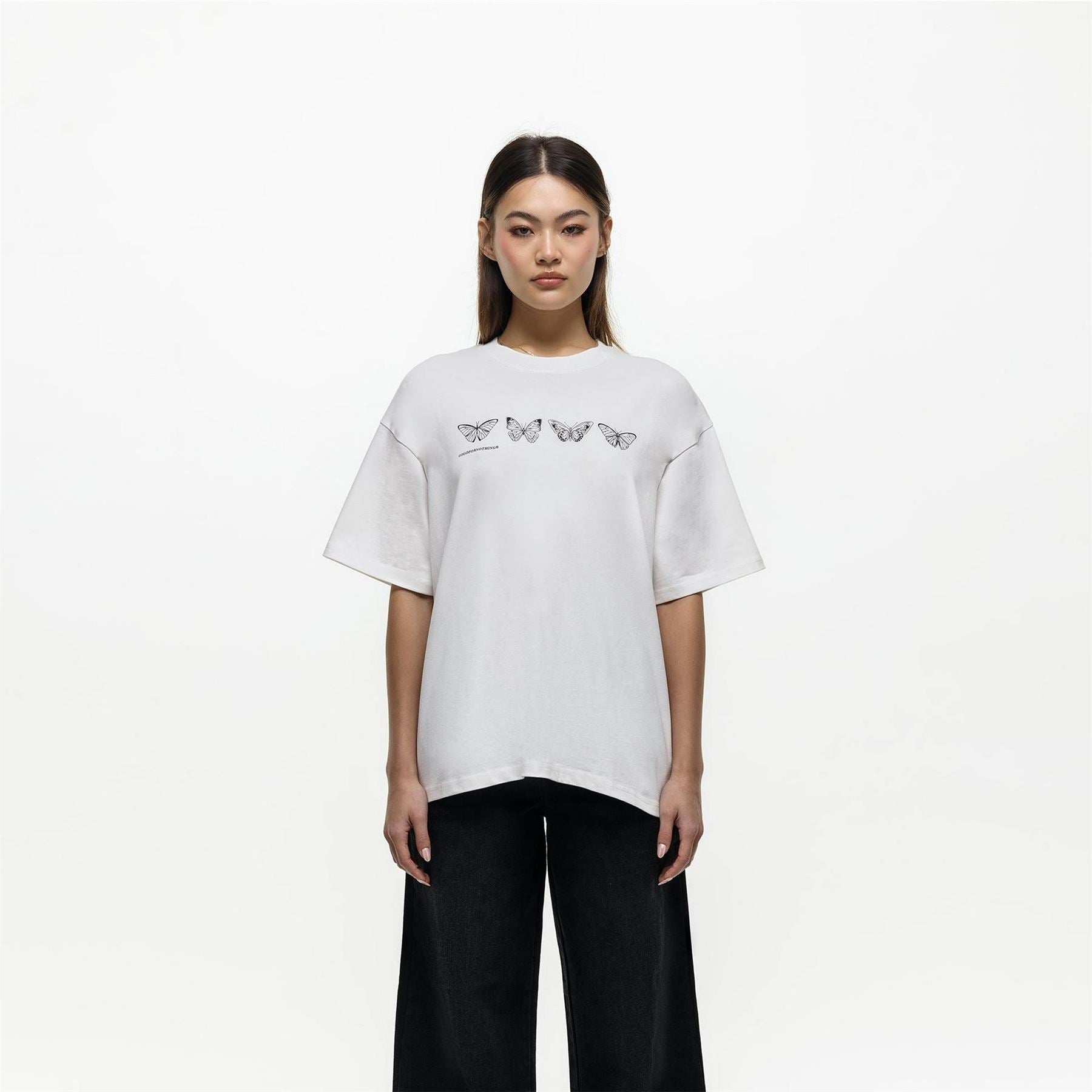Good For Nothing Oversized T-Shirt White