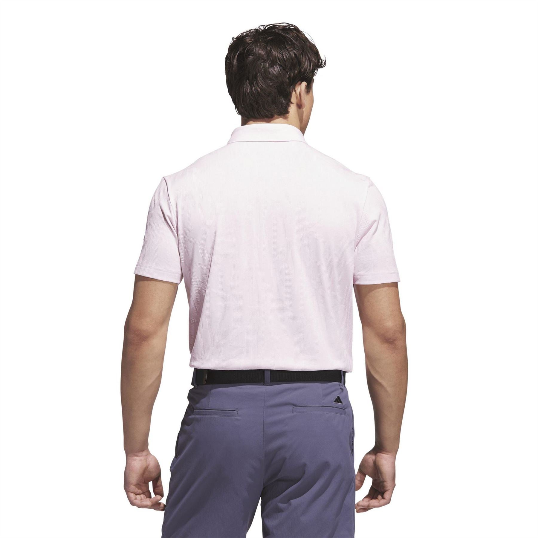 adidas Go To Text Short Sleeve Performance Polo Shirt